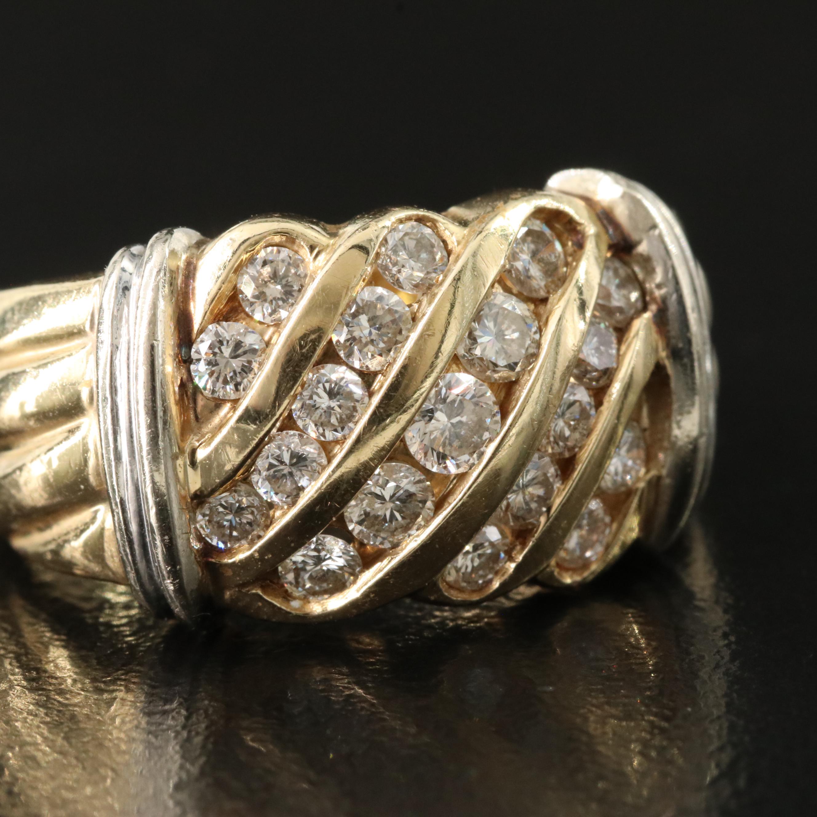 14K 0.74 CTW Diamond Ring