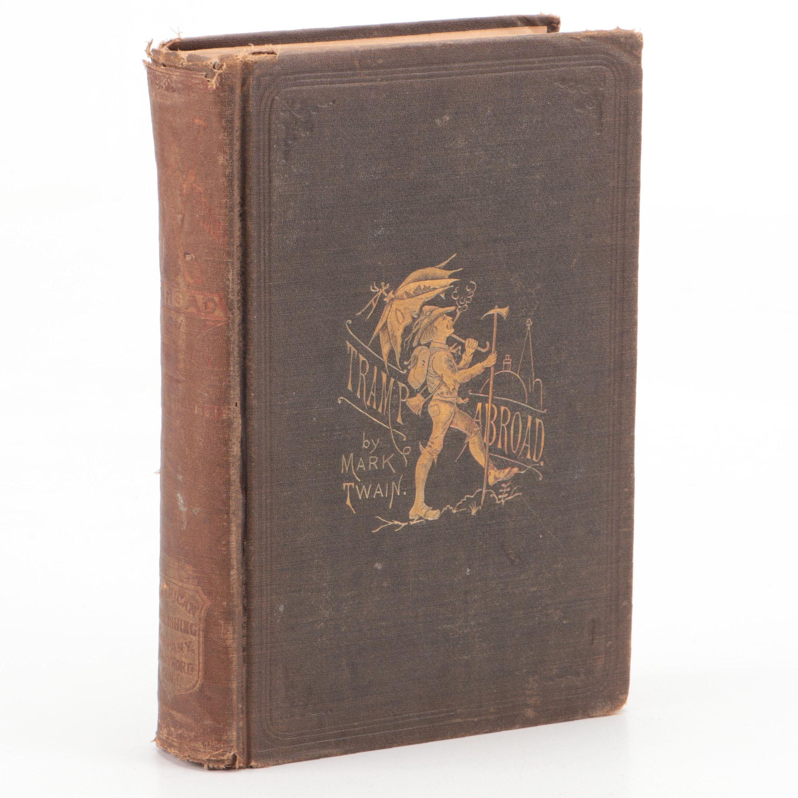 First Edition, Second State "A Tramp Abroad" by Mark Twain, 1880