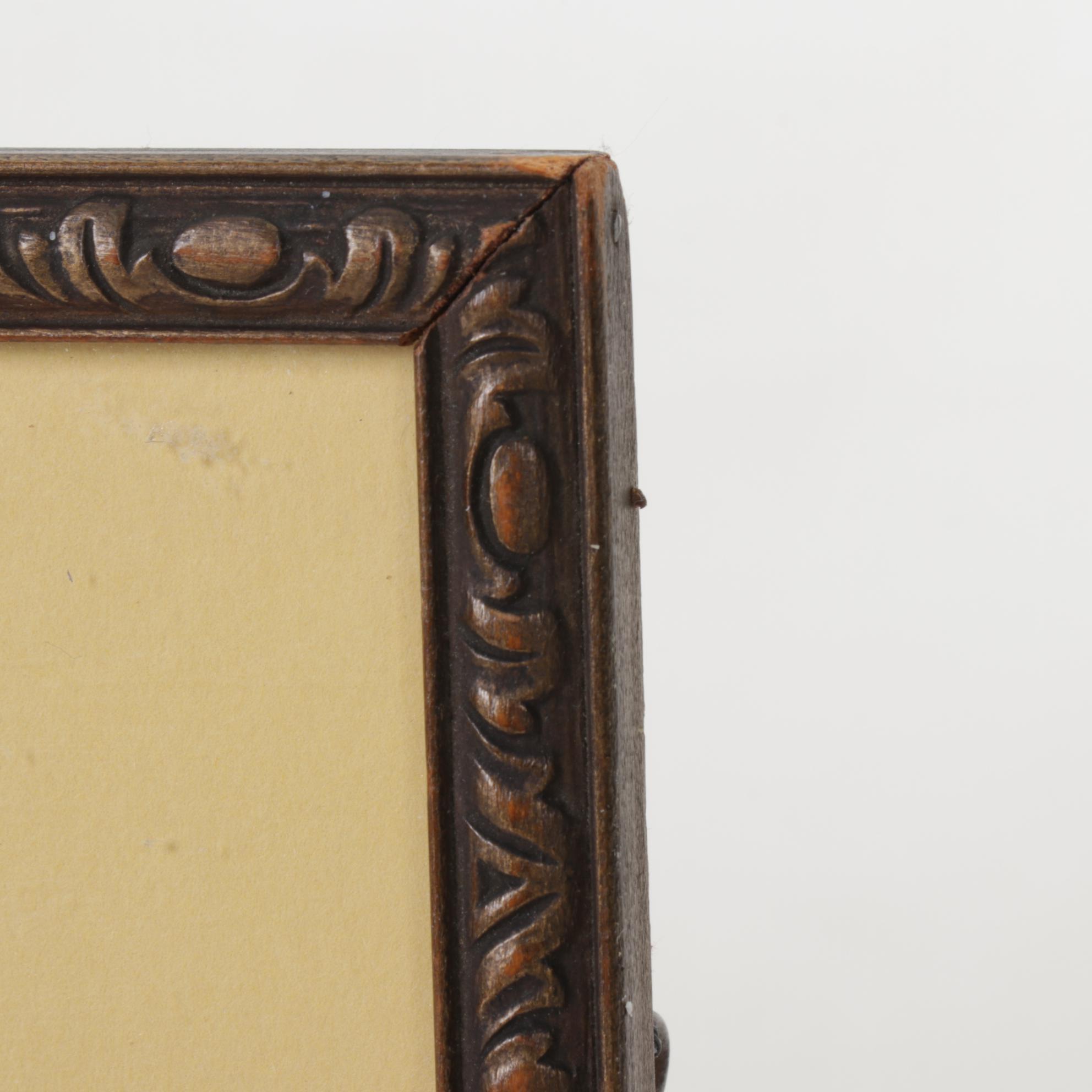 B.J. Eiswald Pastoral Farm Landscape Watercolor Painting, 1918