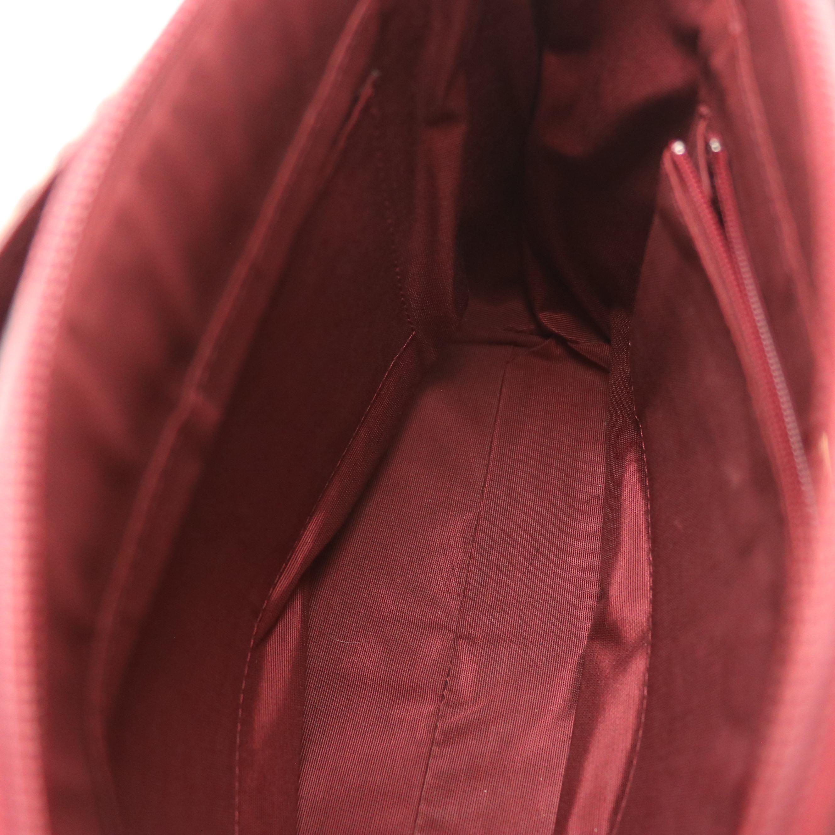 Burberry Top Handle Bag in Housecheck Nylon and Burgundy Leather Trim