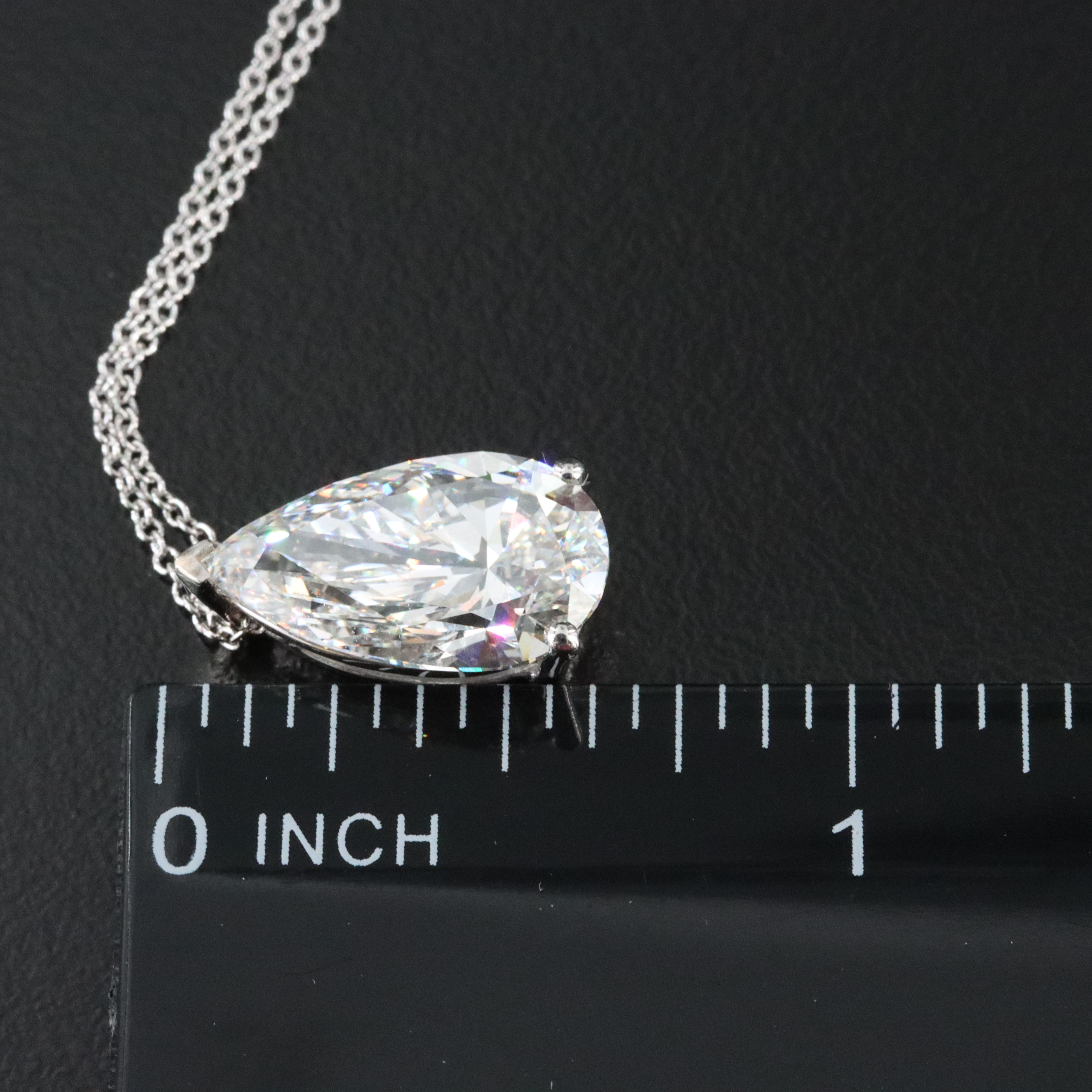 14K 4.42 CT Lab Grown Diamond Necklace