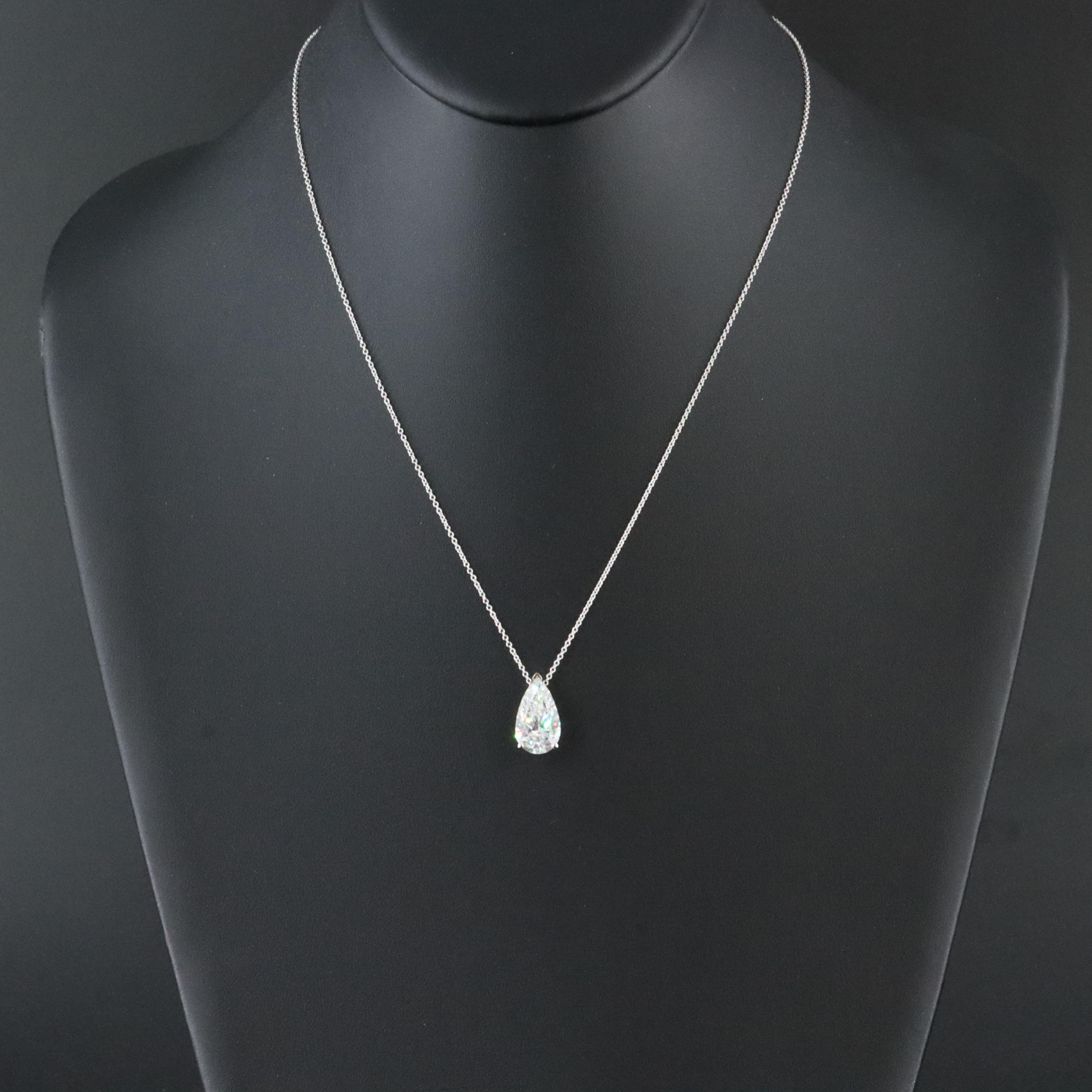 14K 4.42 CT Lab Grown Diamond Necklace