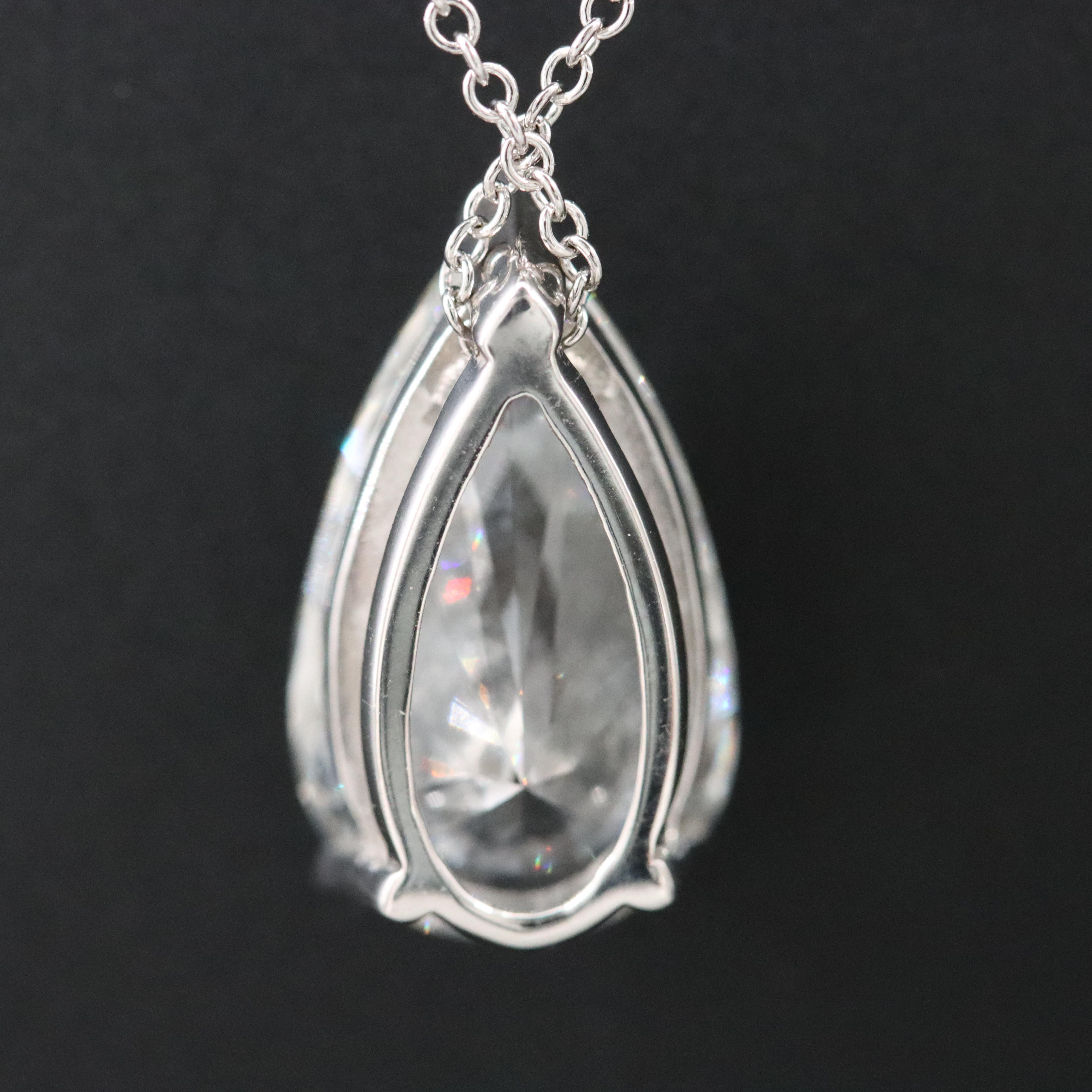 14K 4.42 CT Lab Grown Diamond Necklace