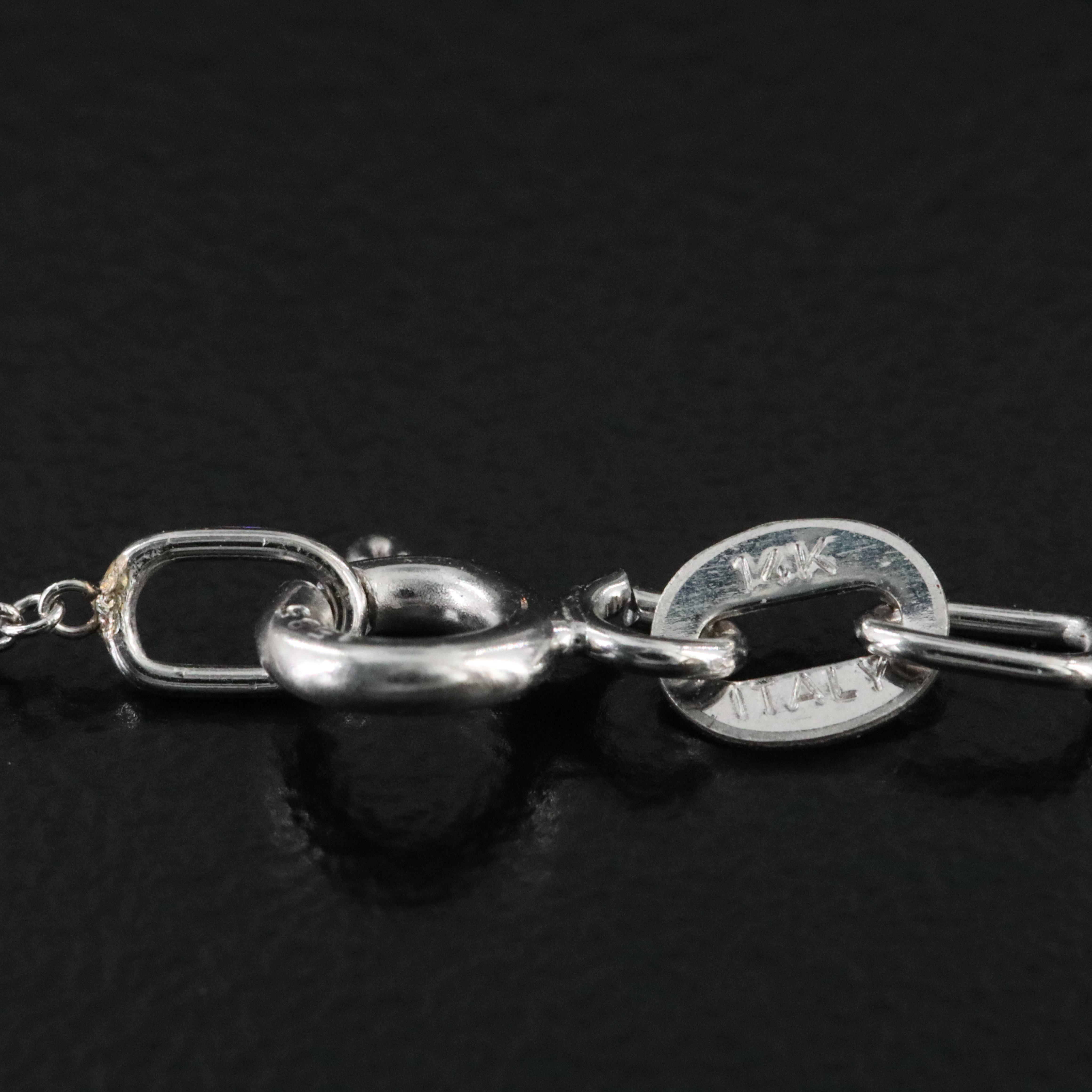 14K 4.42 CT Lab Grown Diamond Necklace