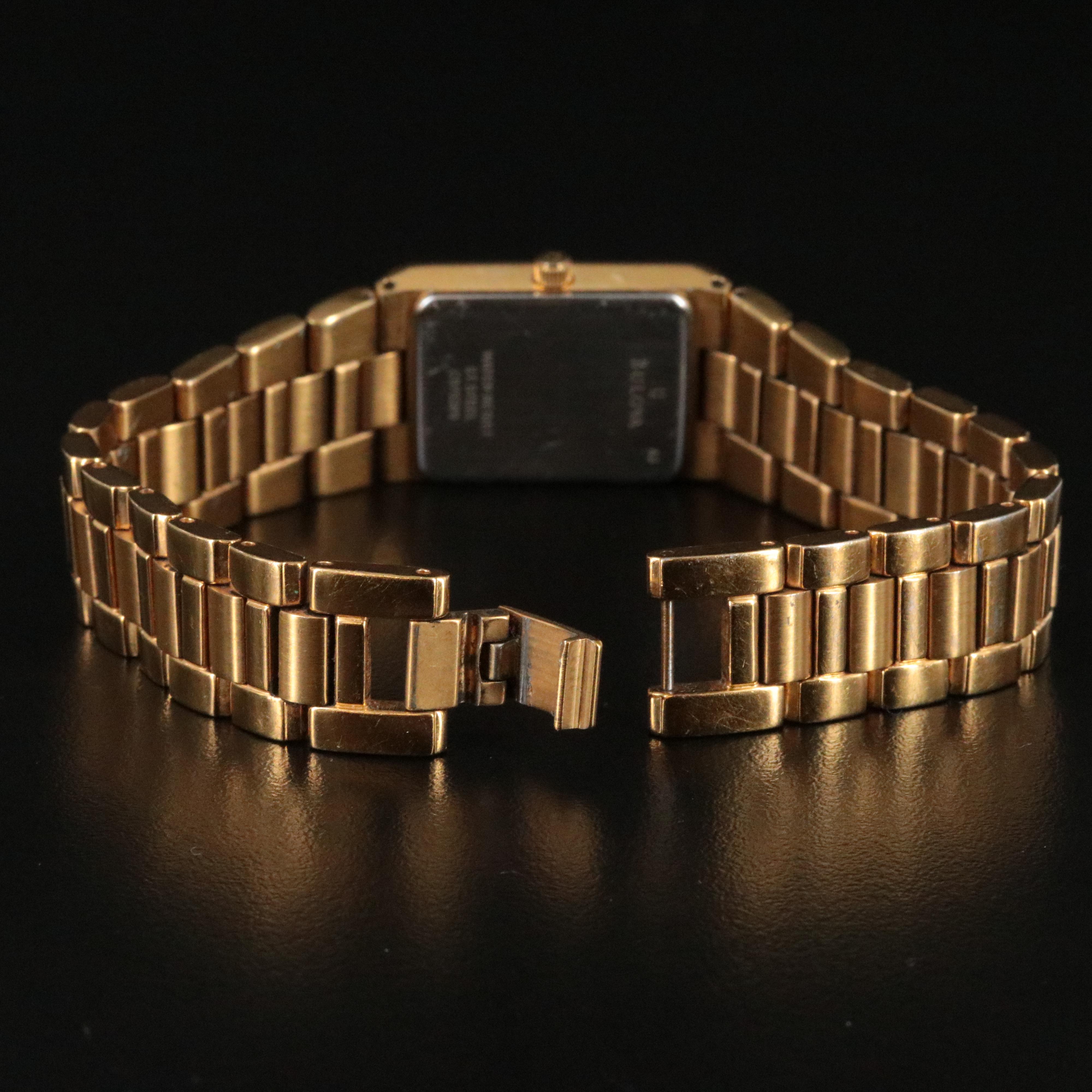 Bulova Diamond Accented Quartz Wristwatch