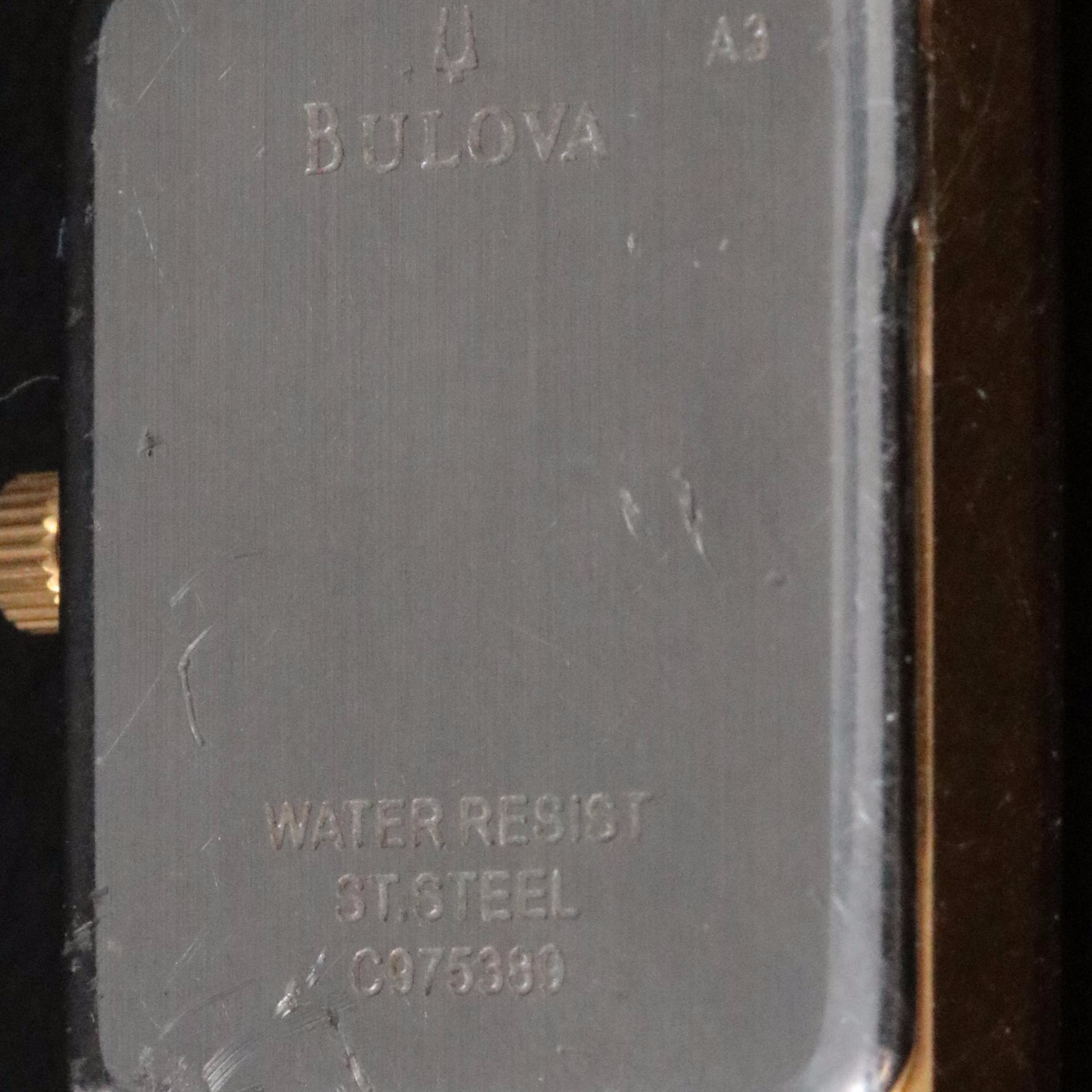 Bulova Diamond Accented Quartz Wristwatch