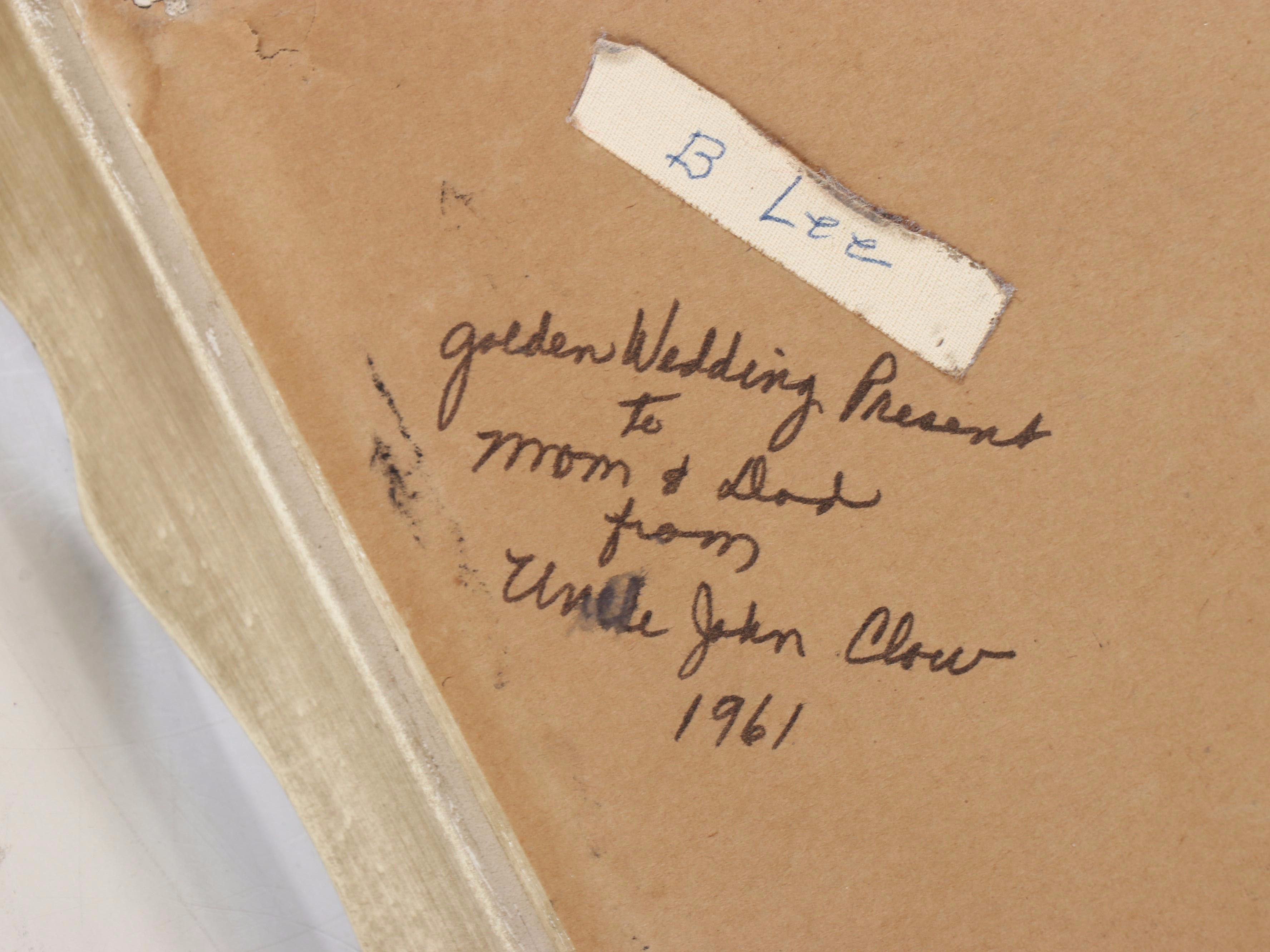 Baroque Revival German Giltwood Wall Clock, Mid-20th Century