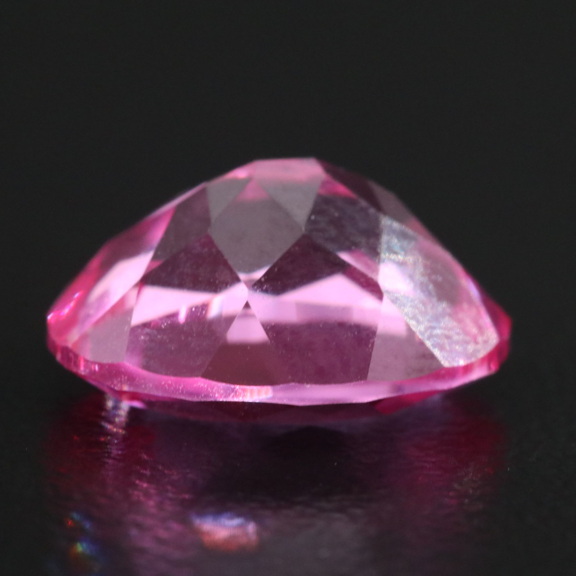 Loose 6.40 CT Lab Grown Sapphire