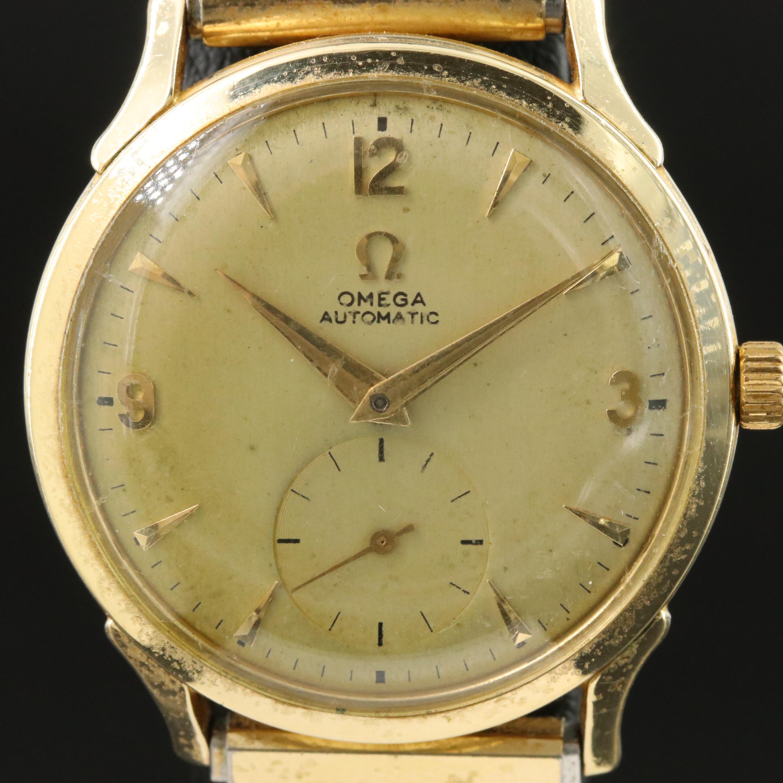 Omega "Bumper" Gold-Filled Vintage Watch c.1952