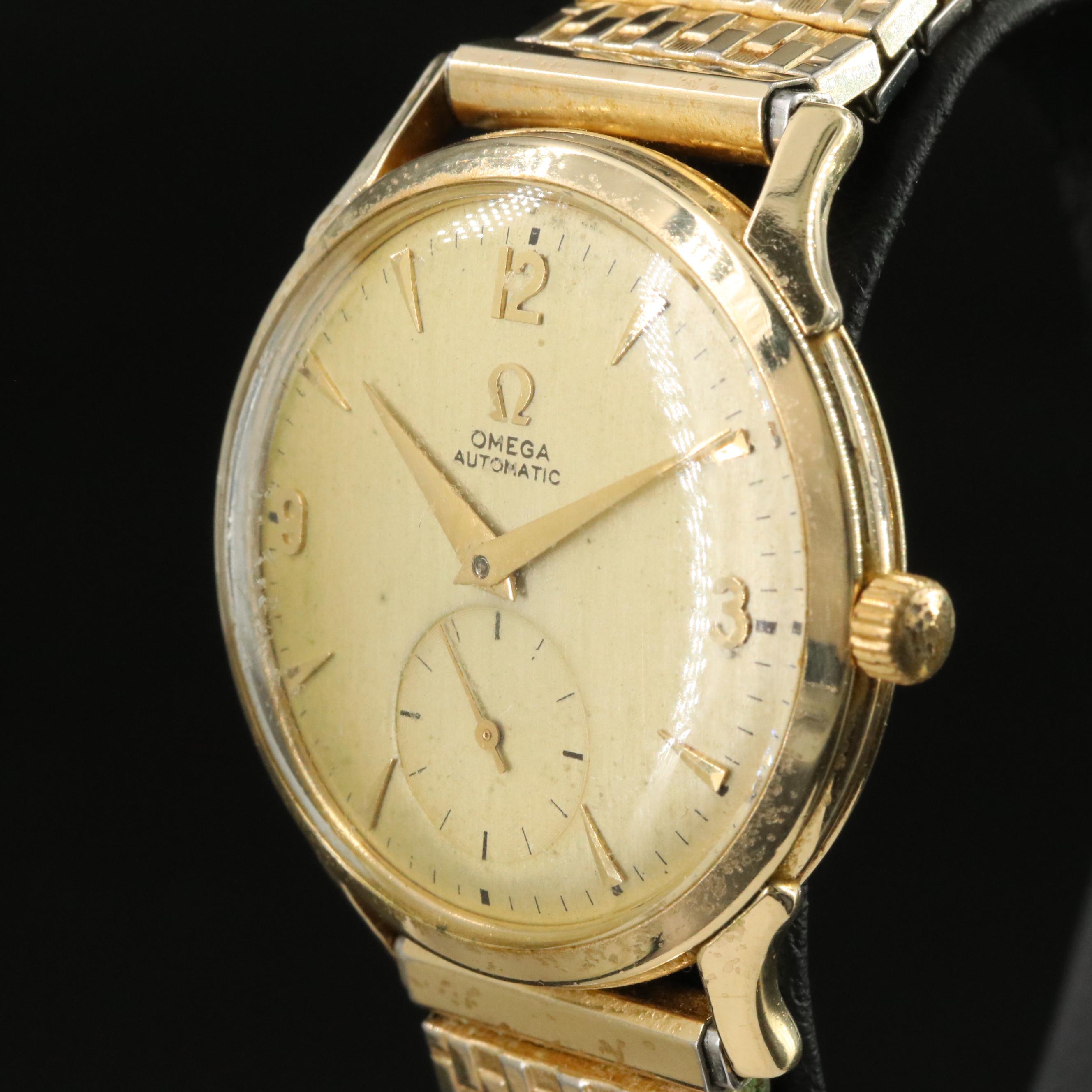 Omega "Bumper" Gold-Filled Vintage Watch c.1952