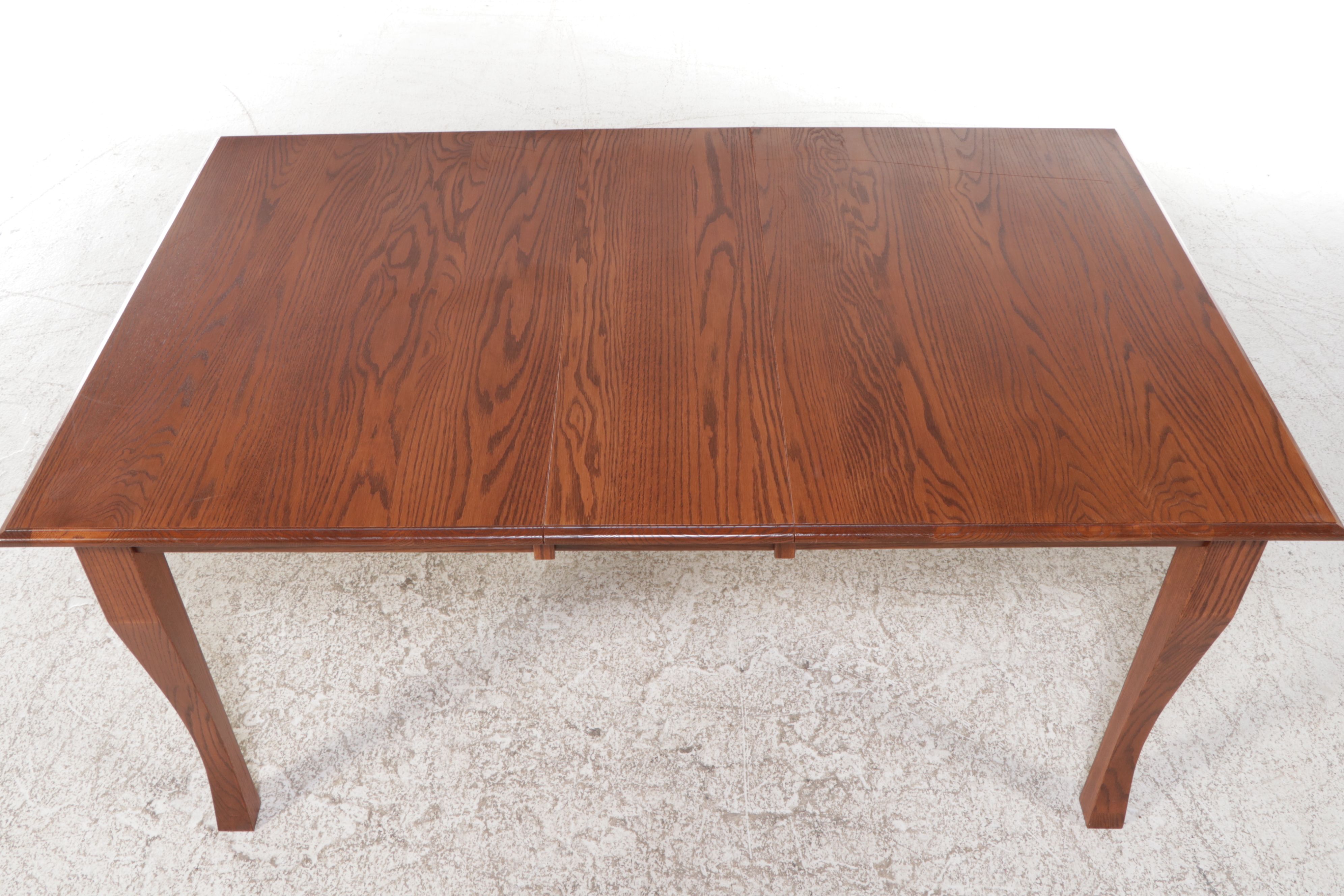 F & N Woodworking Mission Style Oak Five-Piece Dining Set