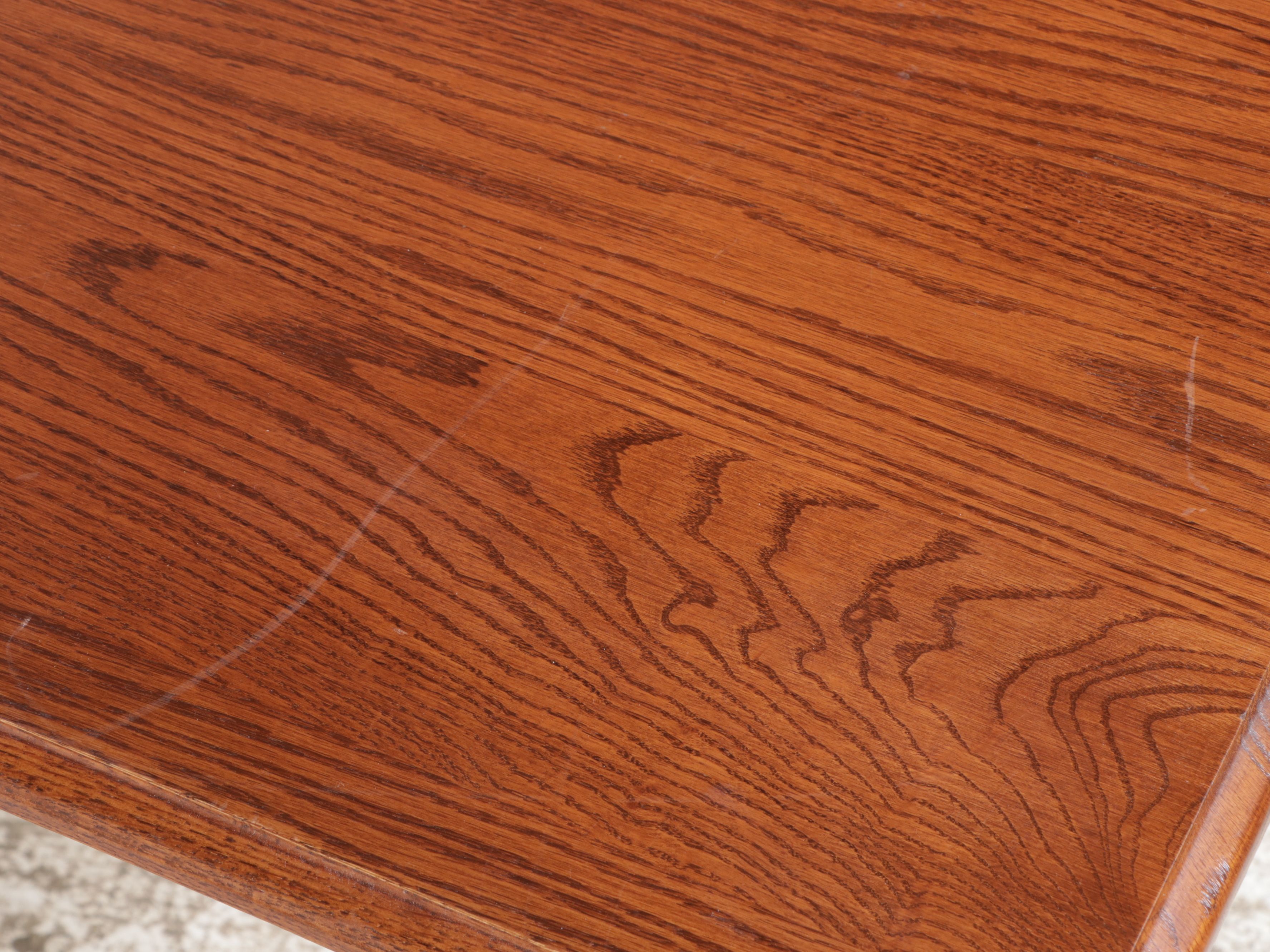 F & N Woodworking Mission Style Oak Five-Piece Dining Set