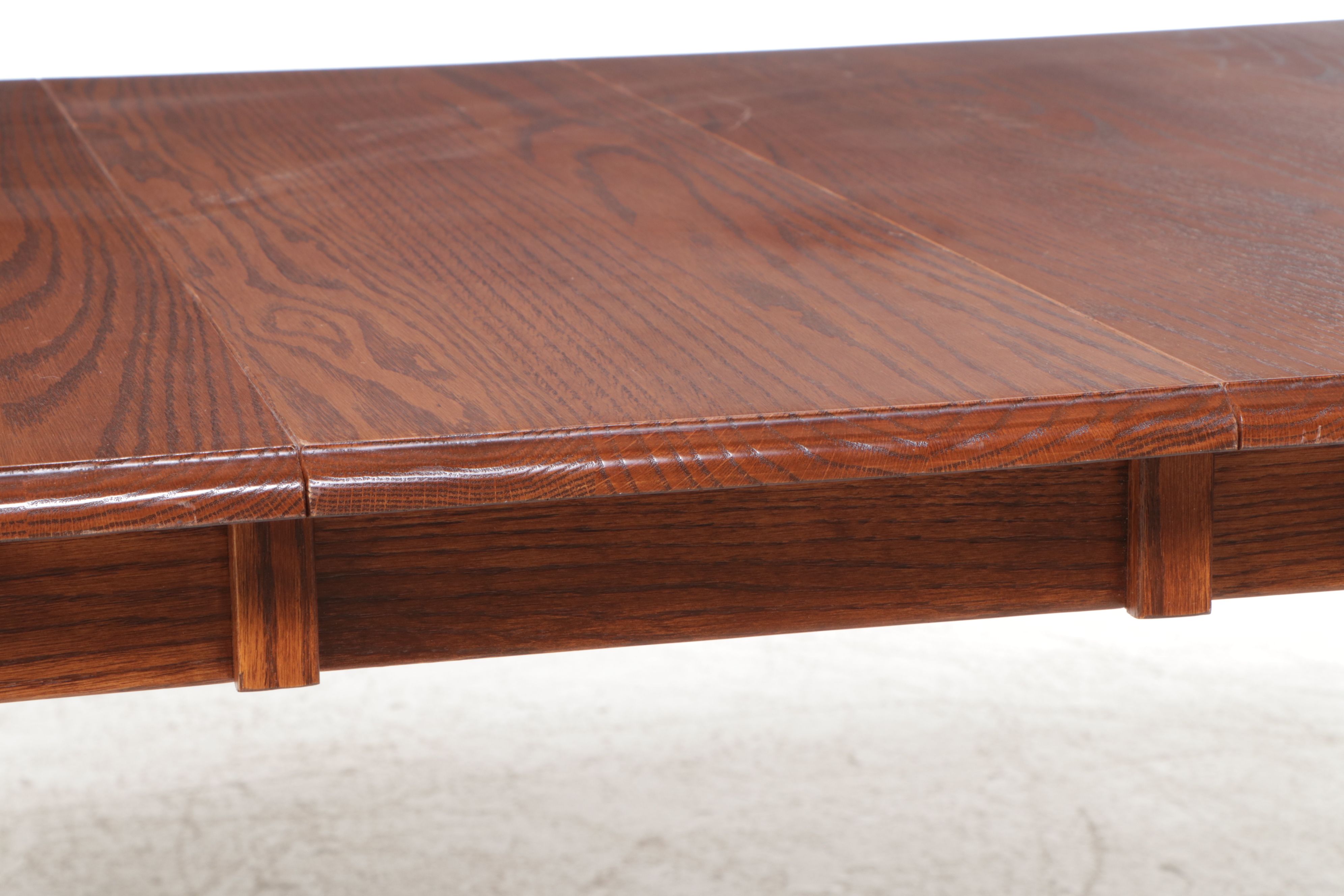 F & N Woodworking Mission Style Oak Five-Piece Dining Set