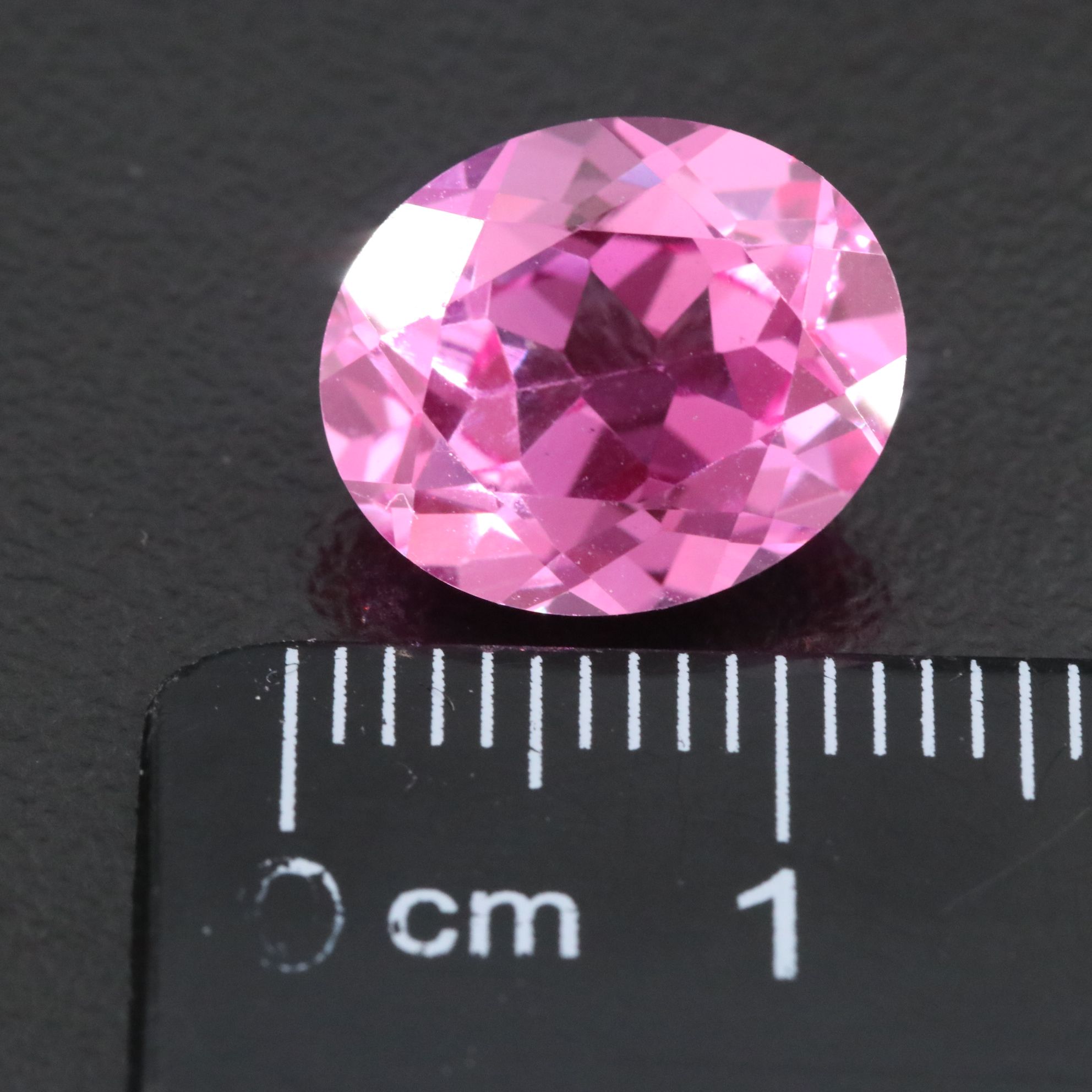 Loose 6.52 CT Lab Grown Sapphire