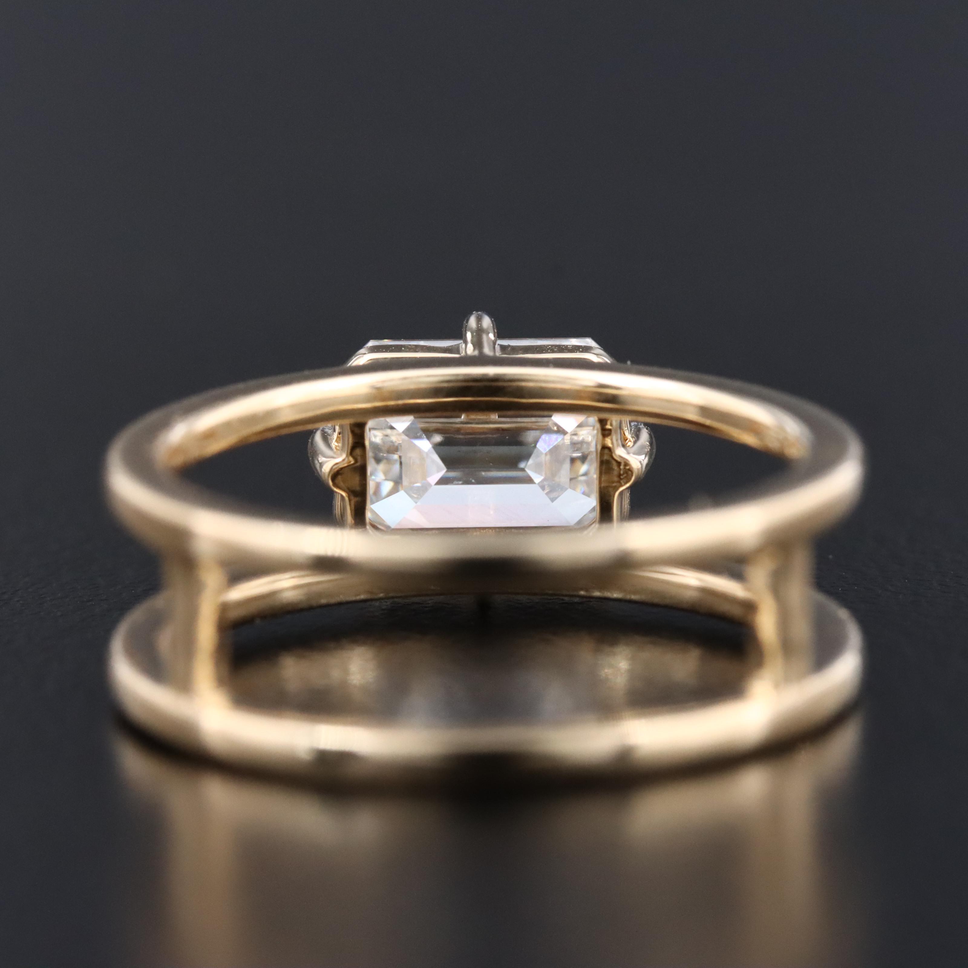 14K 2.08 CT Lab Grown Diamond Solitaire Ring with Online IGI Report