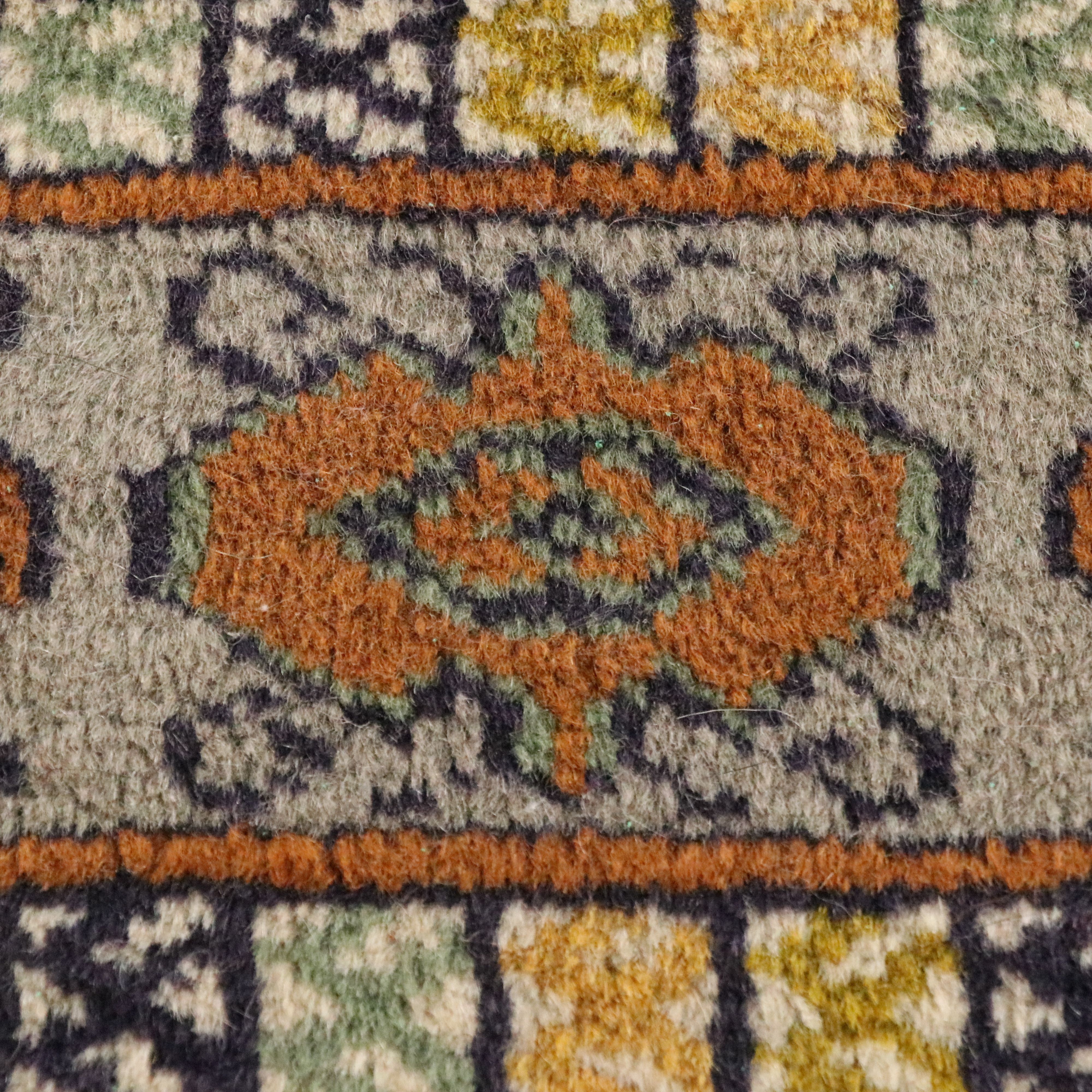 2'3 x 3'2 Hand-Knotted Afghan Turkmen Accent Rug