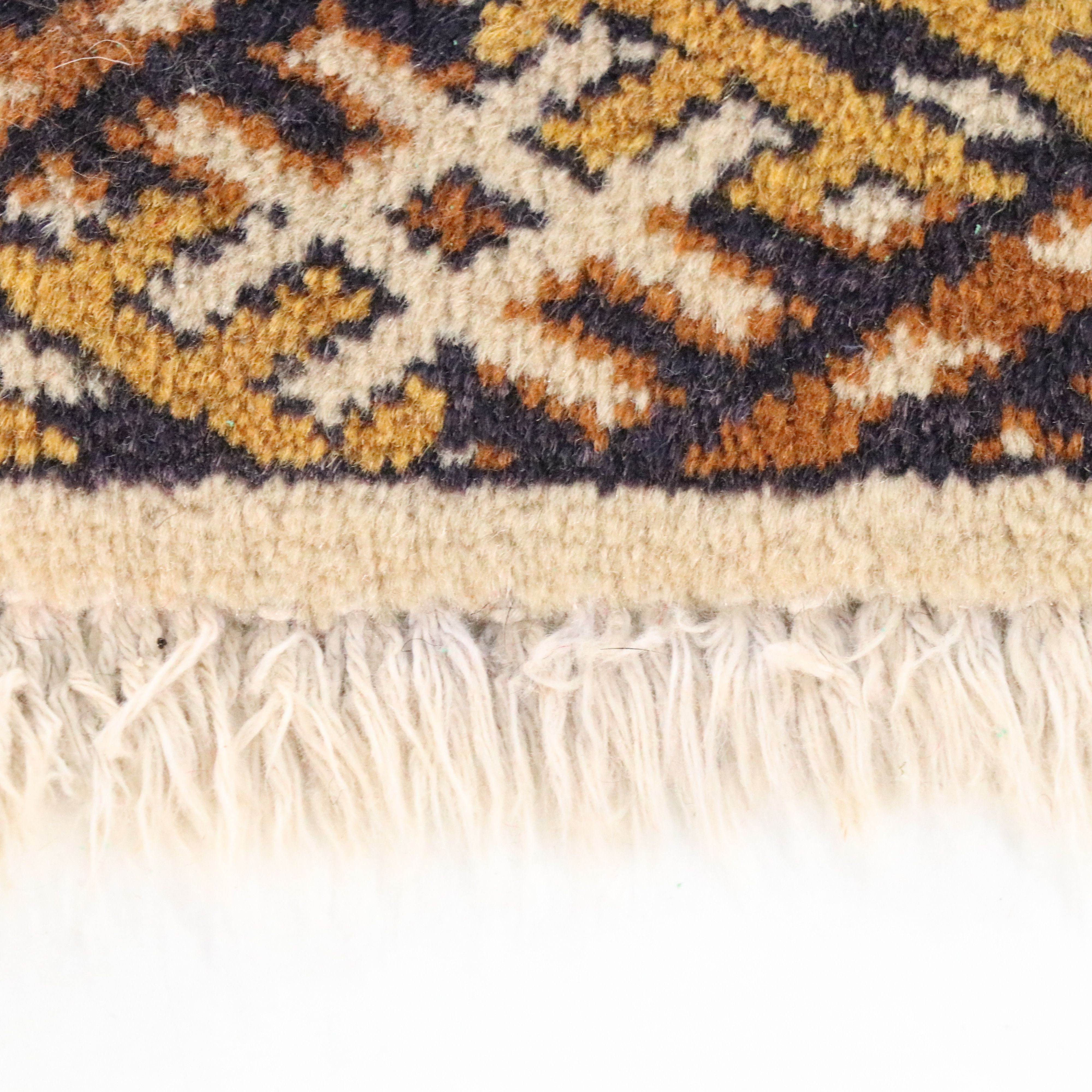 2'3 x 3'2 Hand-Knotted Afghan Turkmen Accent Rug