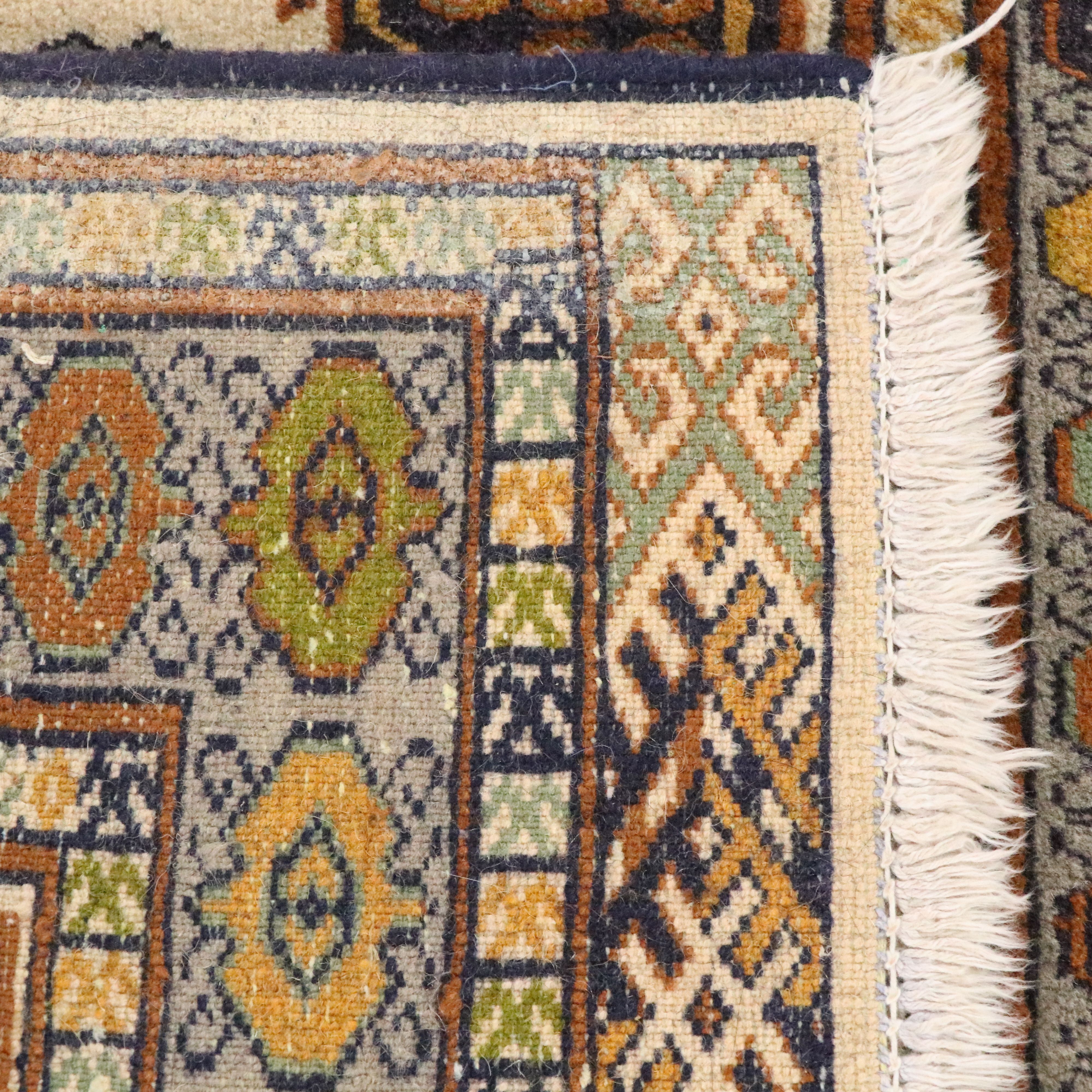 2'3 x 3'2 Hand-Knotted Afghan Turkmen Accent Rug