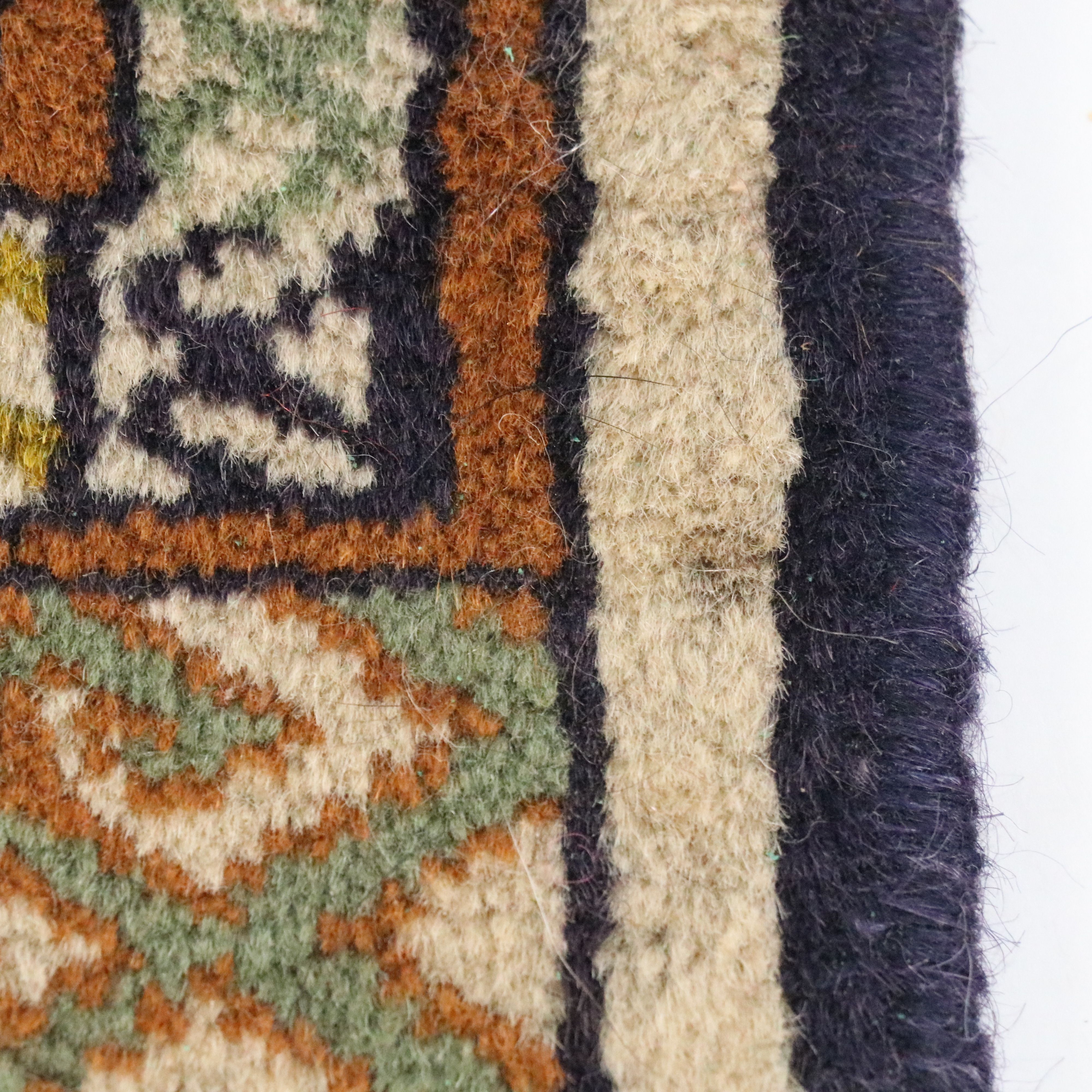 2'3 x 3'2 Hand-Knotted Afghan Turkmen Accent Rug