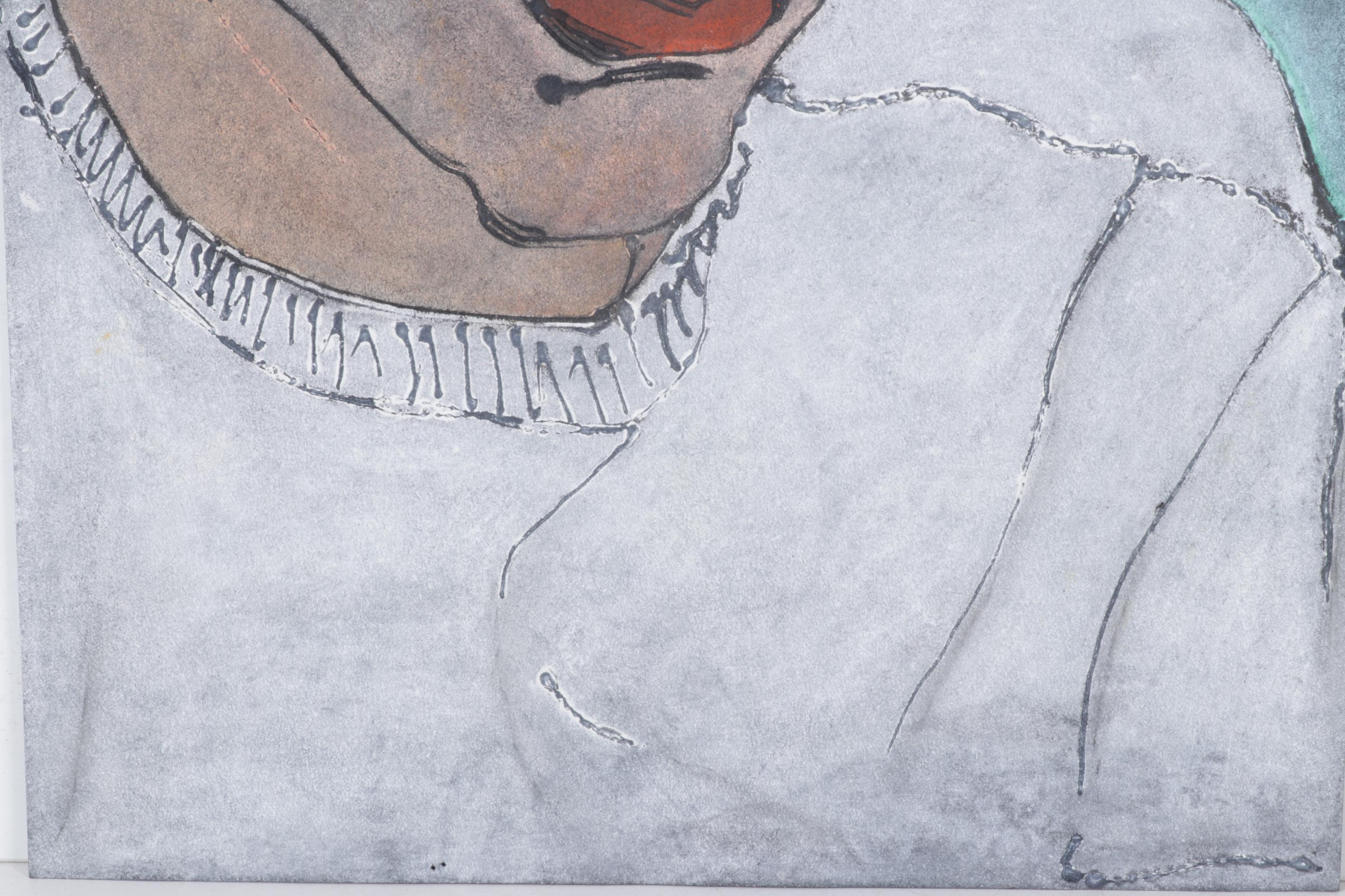 Bella Wax & Chalk Portrait "Bran, Take II"