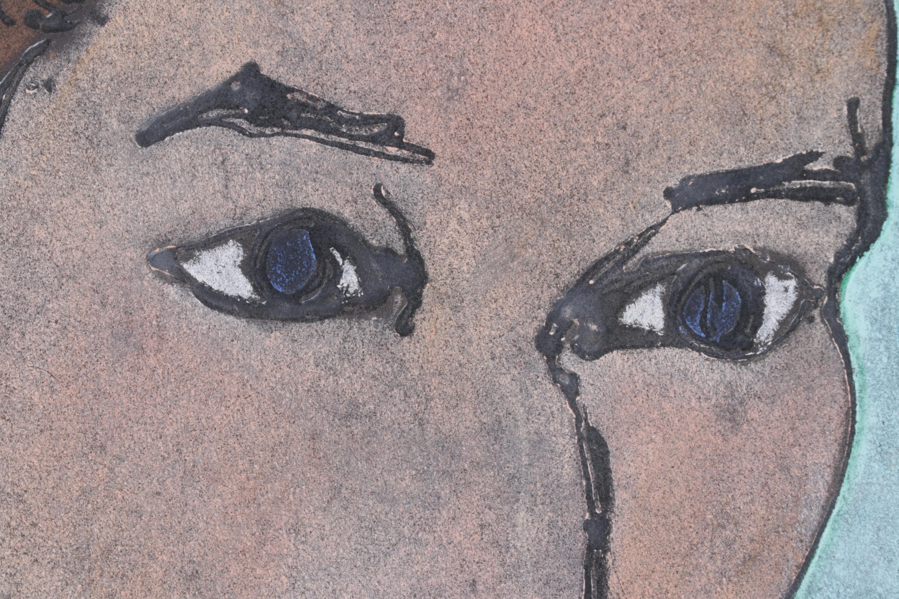 Bella Wax & Chalk Portrait "Bran, Take II"