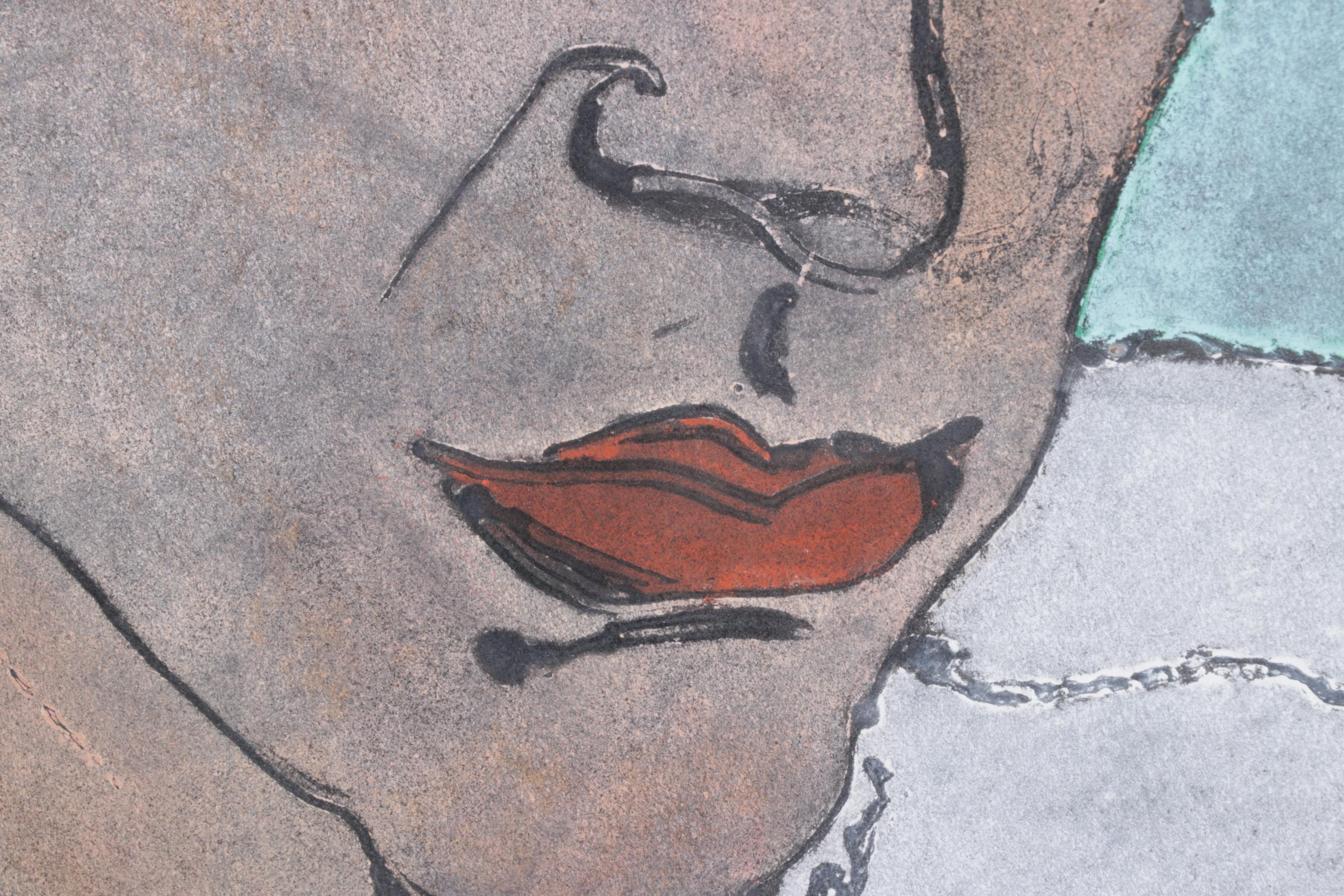 Bella Wax & Chalk Portrait "Bran, Take II"