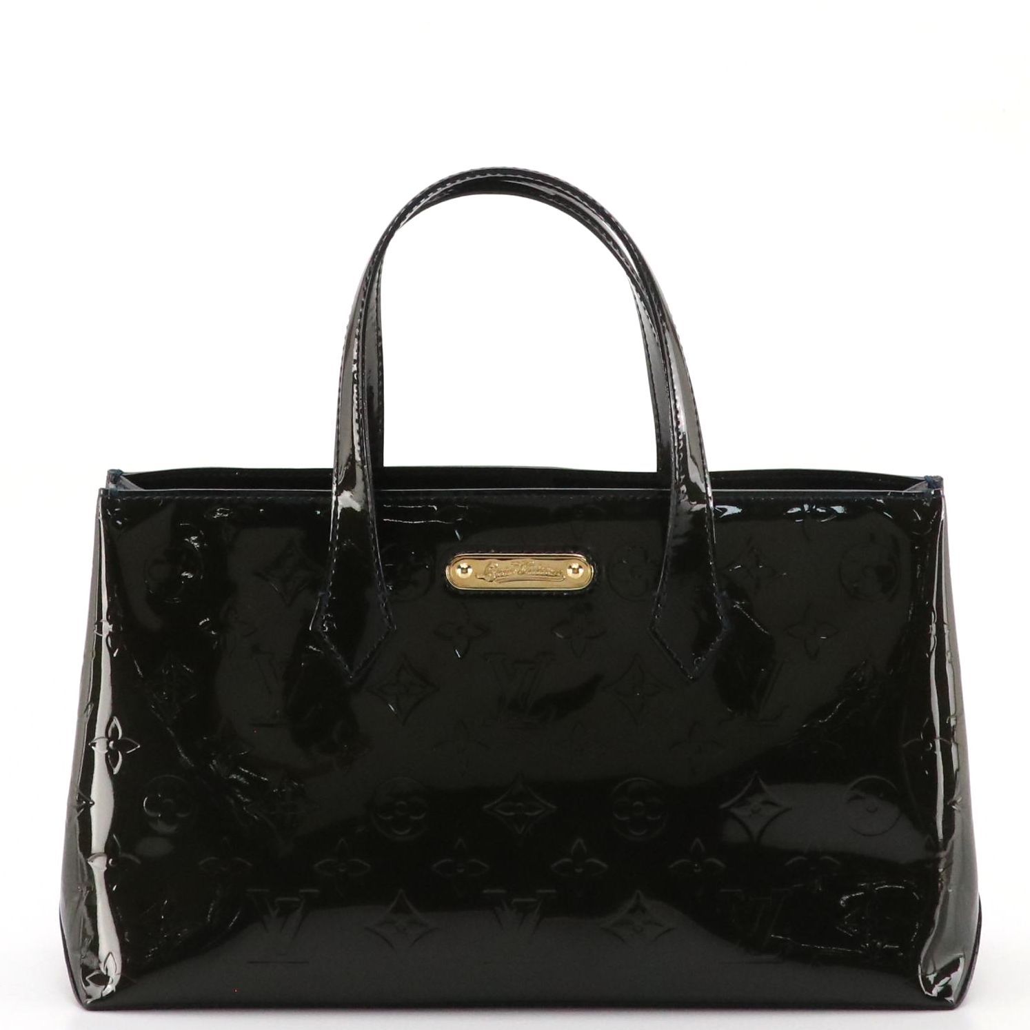 Louis Vuitton Wilshire PM Handbag in Monogram Vernis Leather