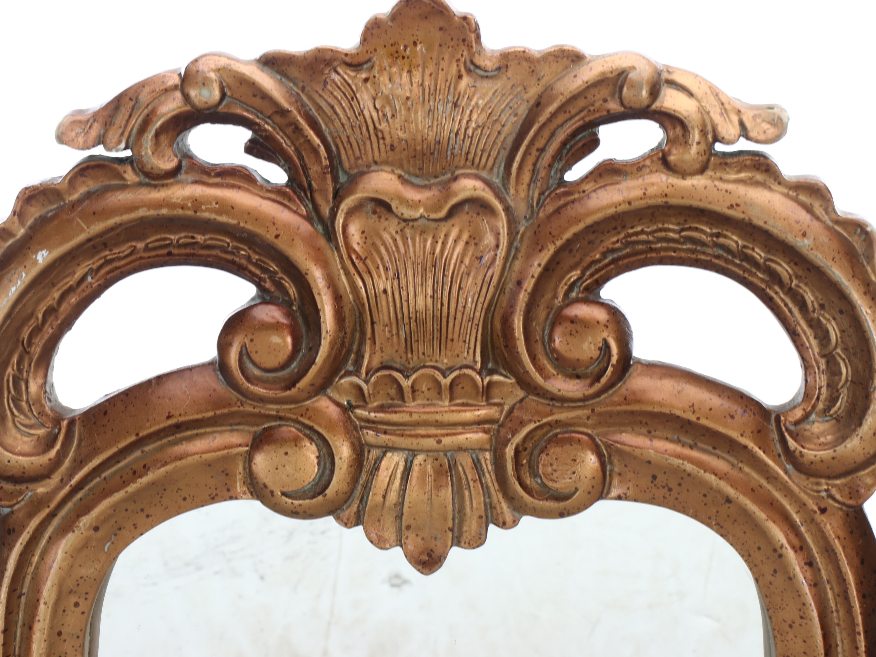 Baroque Revival Gilt Wall Mirror