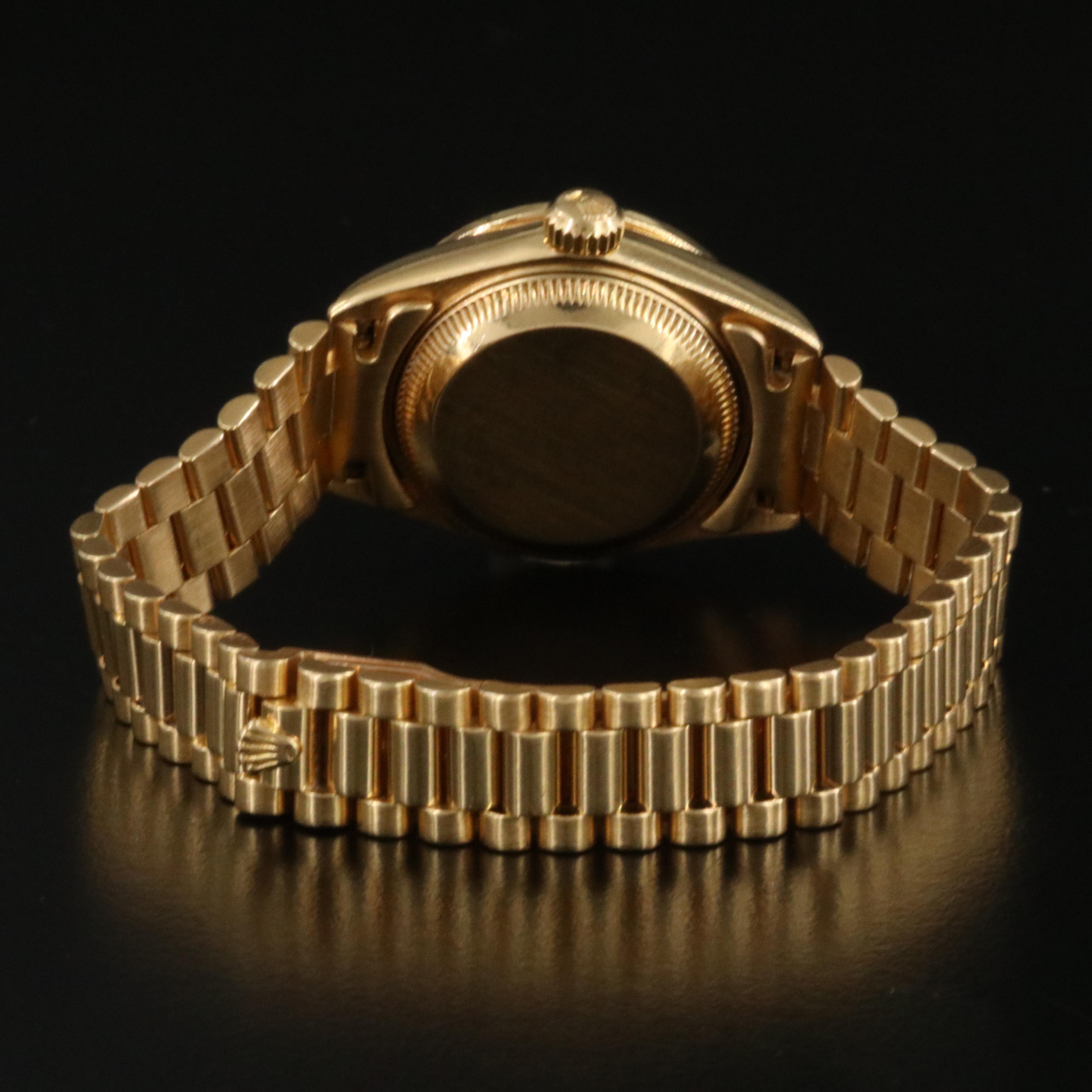 1990 Rolex Datejust 69178 Custom Diamond Dial and Bezel Watch