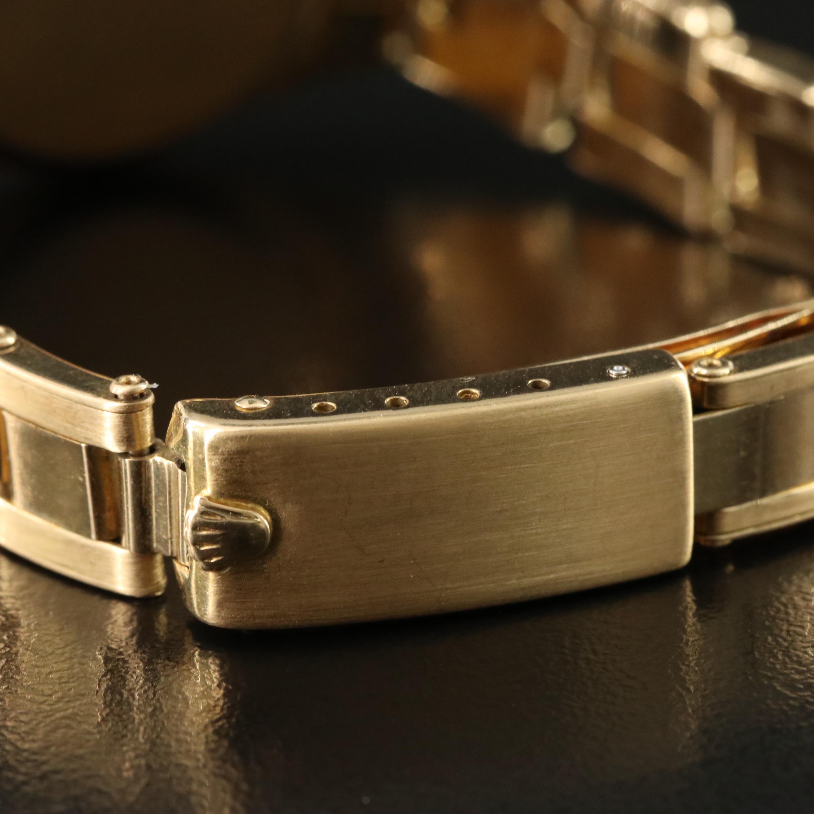 Rolex Oyster Perpetual Zephyr 6615 18K Gold Vintage Watch c.1966