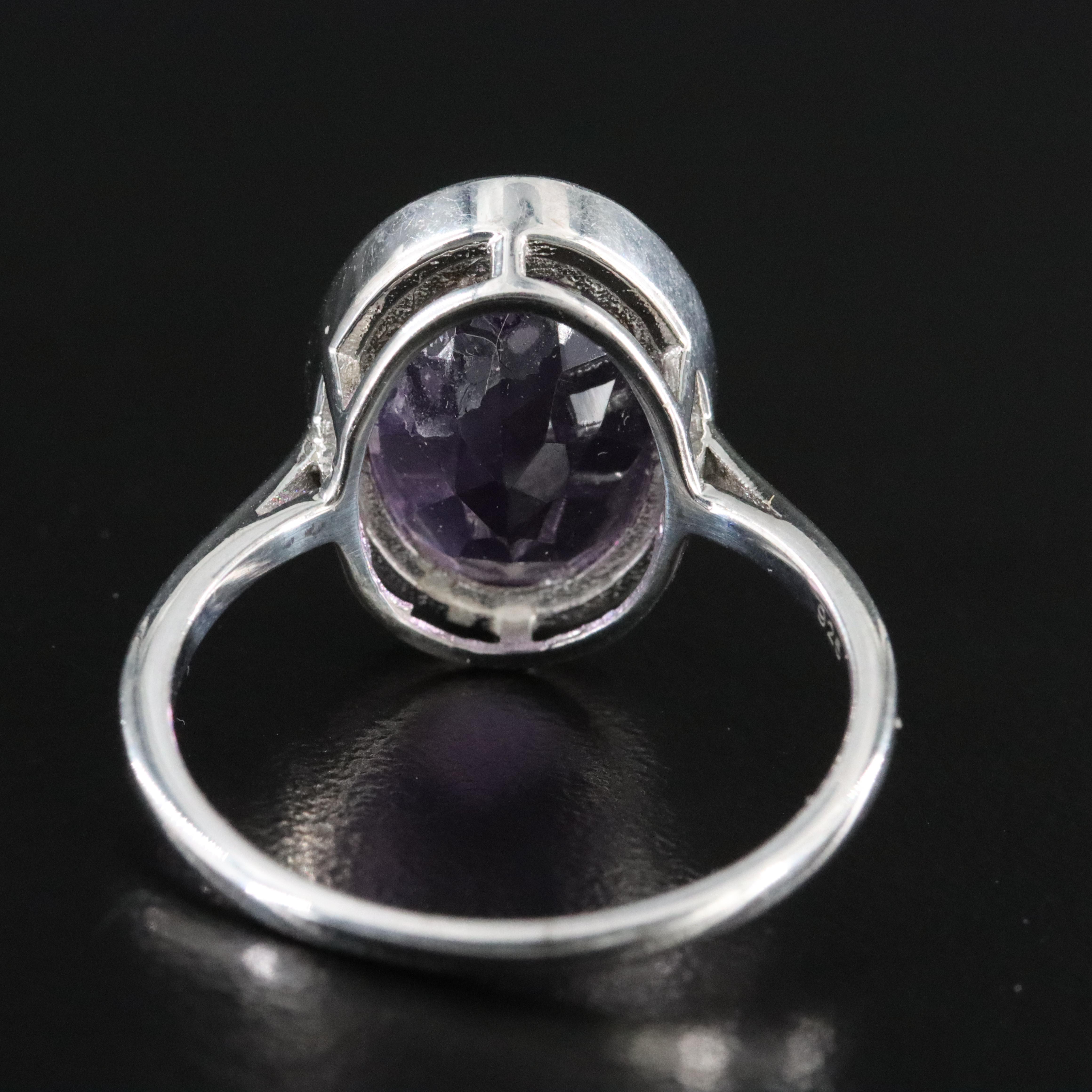 Sterling Amethyst Ring