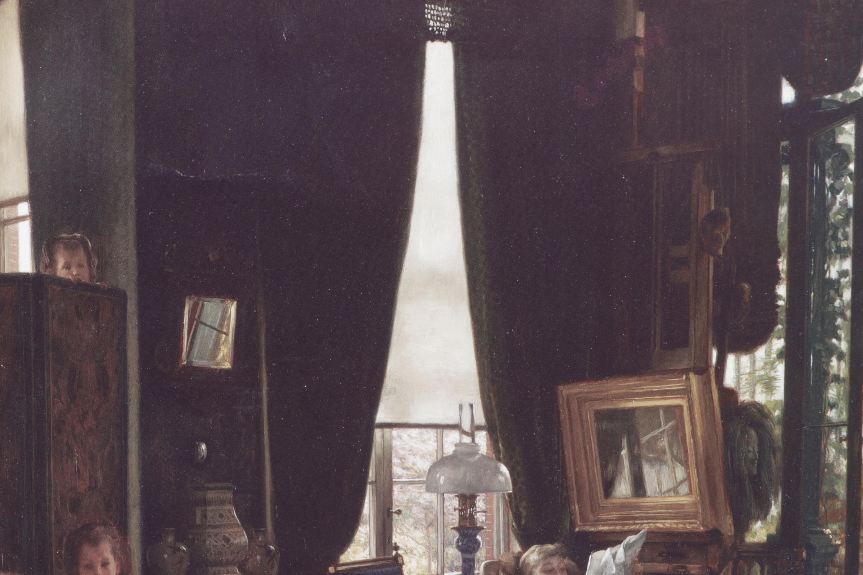 Offset Lithograph after James Jacques Joseph Tissot "Hide and Seek"