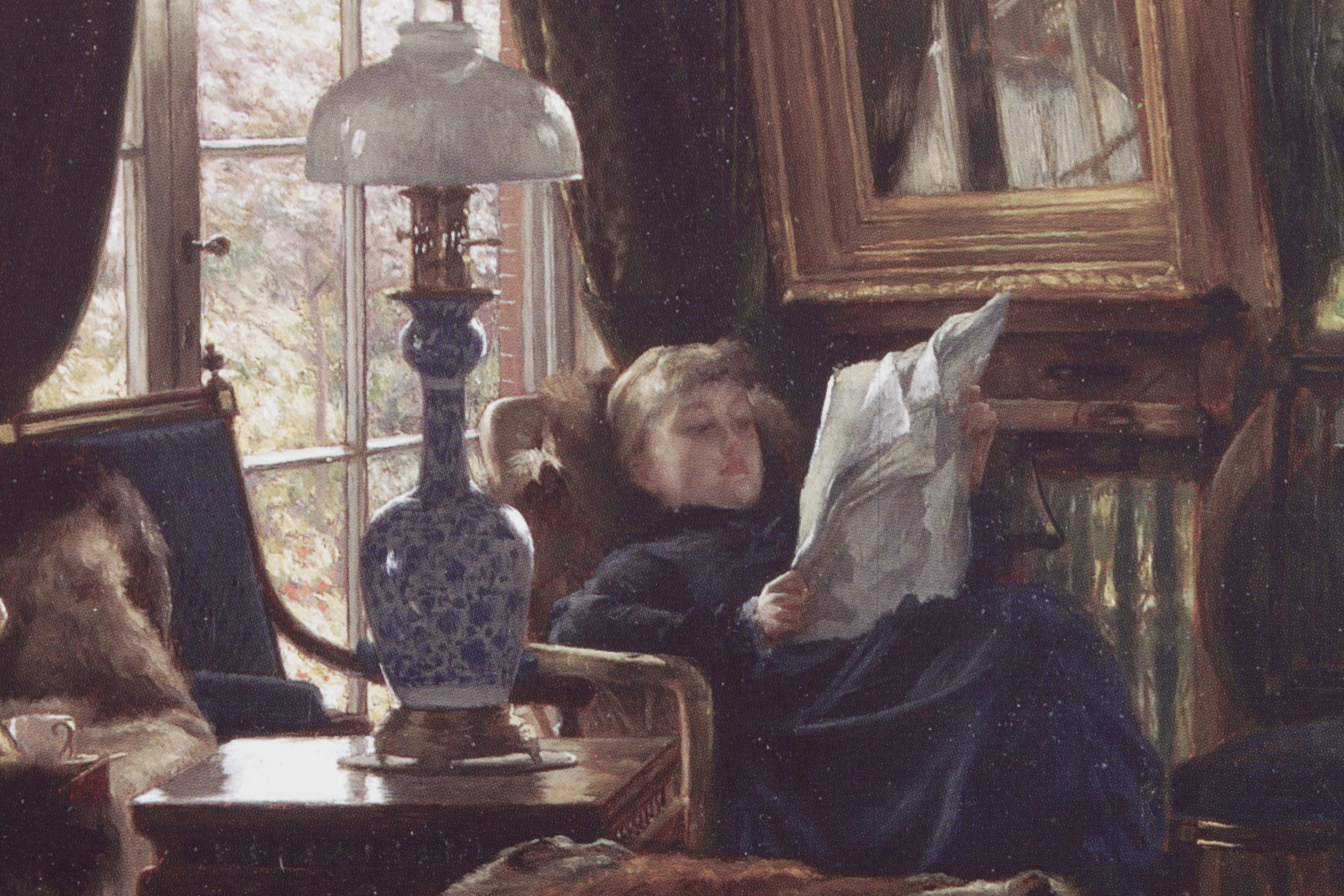 Offset Lithograph after James Jacques Joseph Tissot "Hide and Seek"