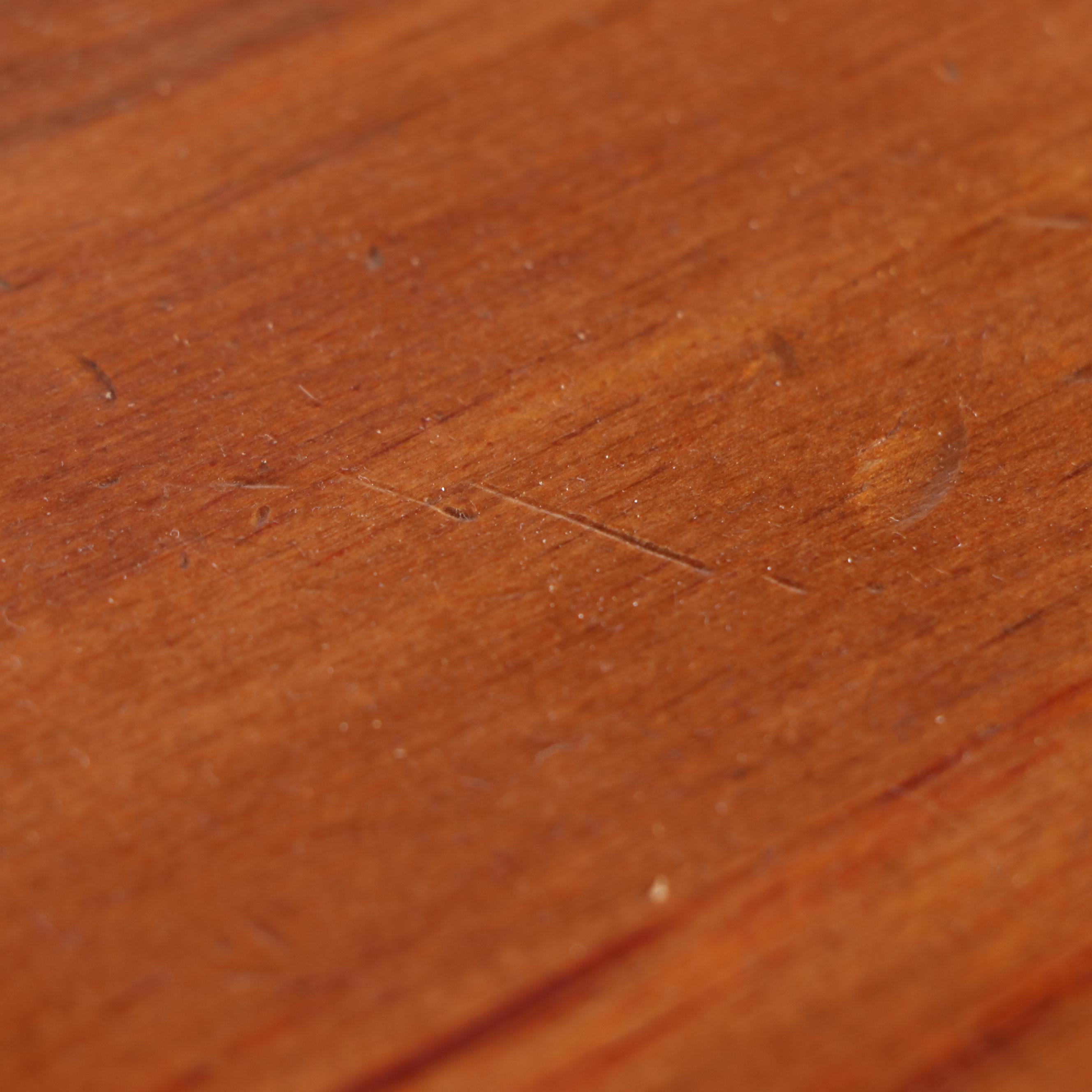 Mid Century Modern Wood Cabinet with Louvered Doors