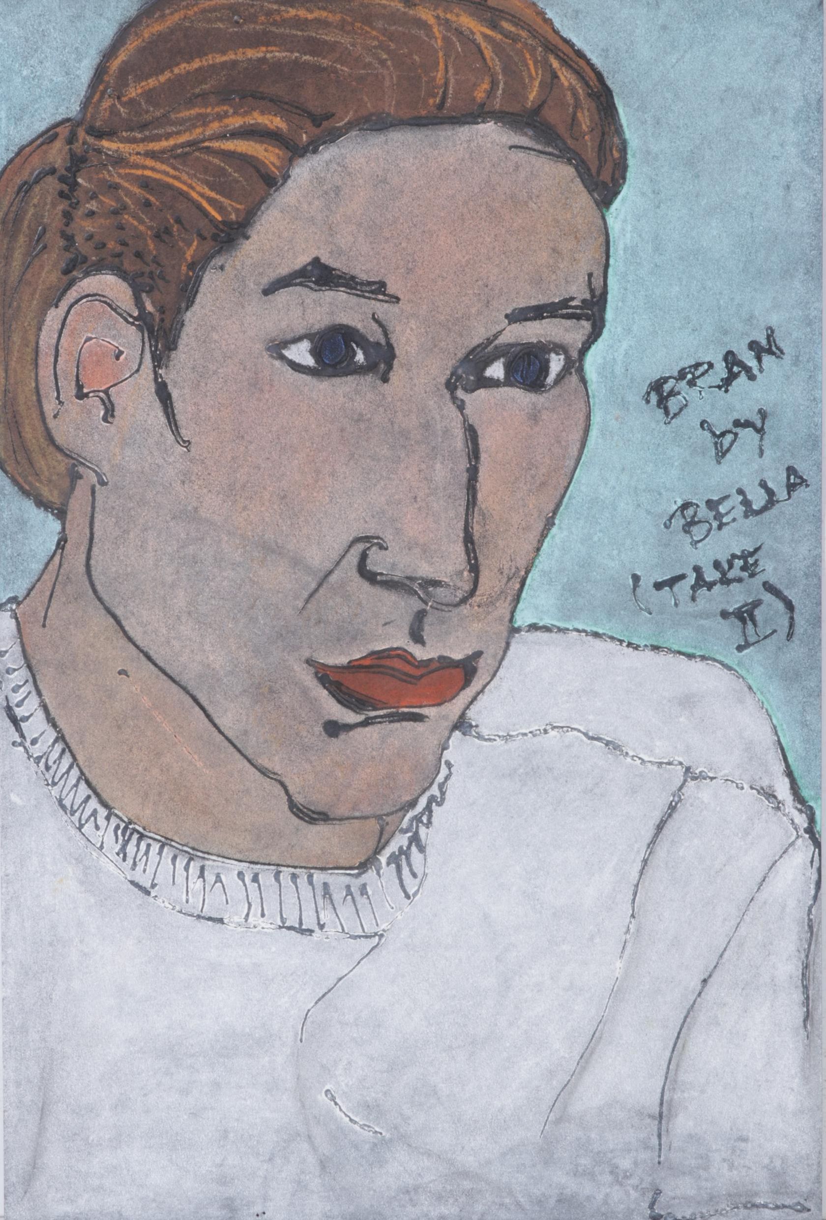 Bella Wax & Chalk Portrait "Bran, Take II"