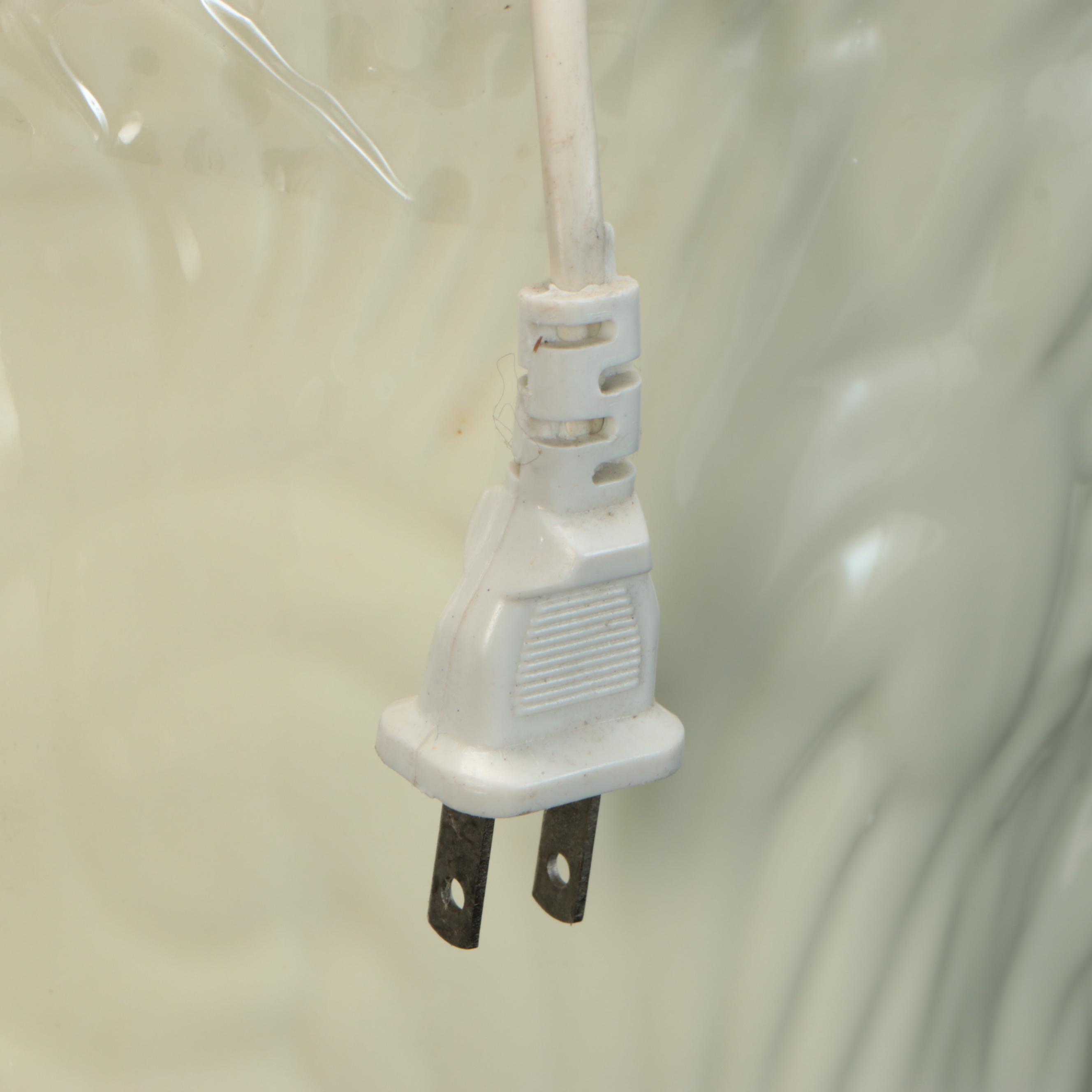 Chinese Porcelain Year of the Horse with Dragon Base Accent Lamp