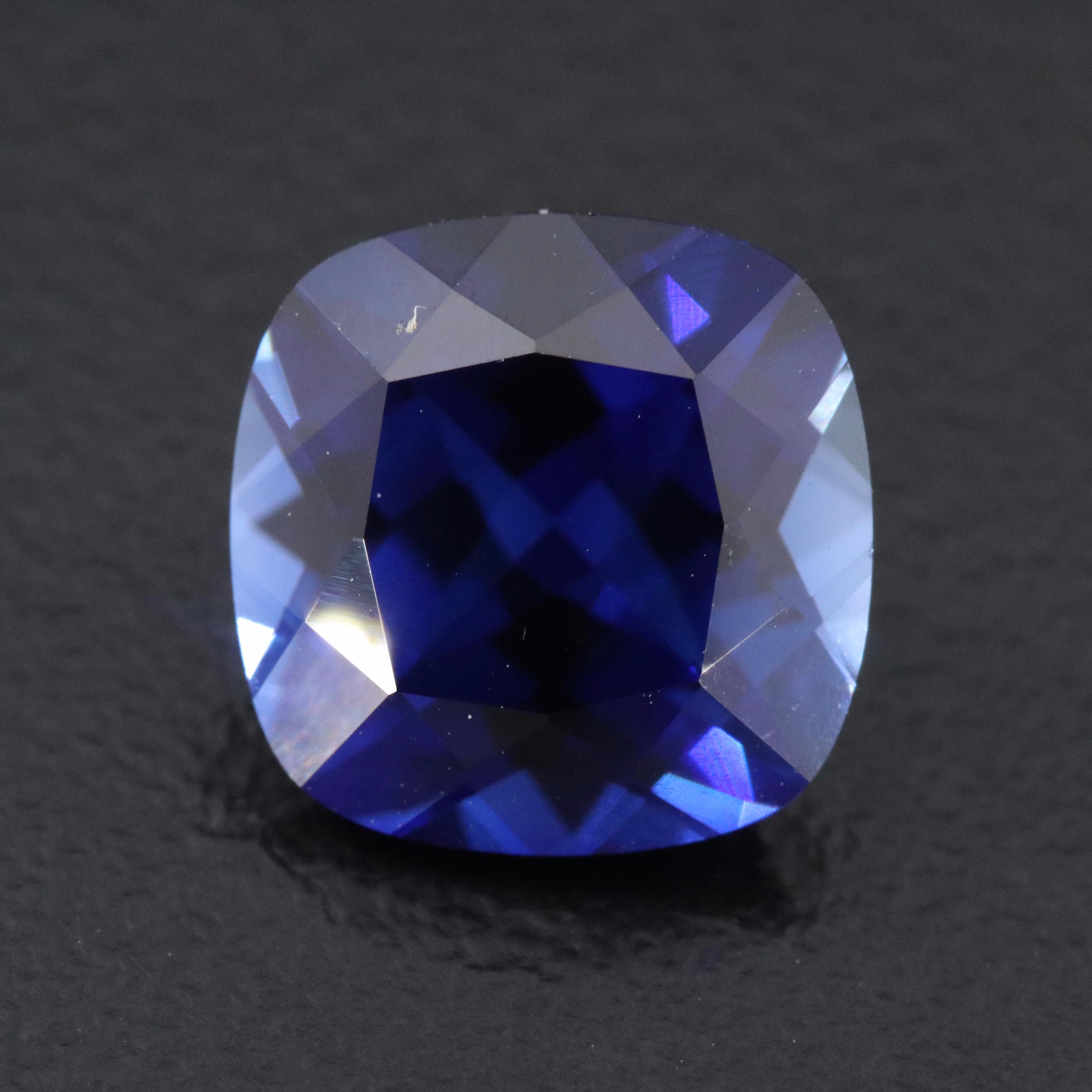 Loose 5.54 CT Lab Grown Sapphire