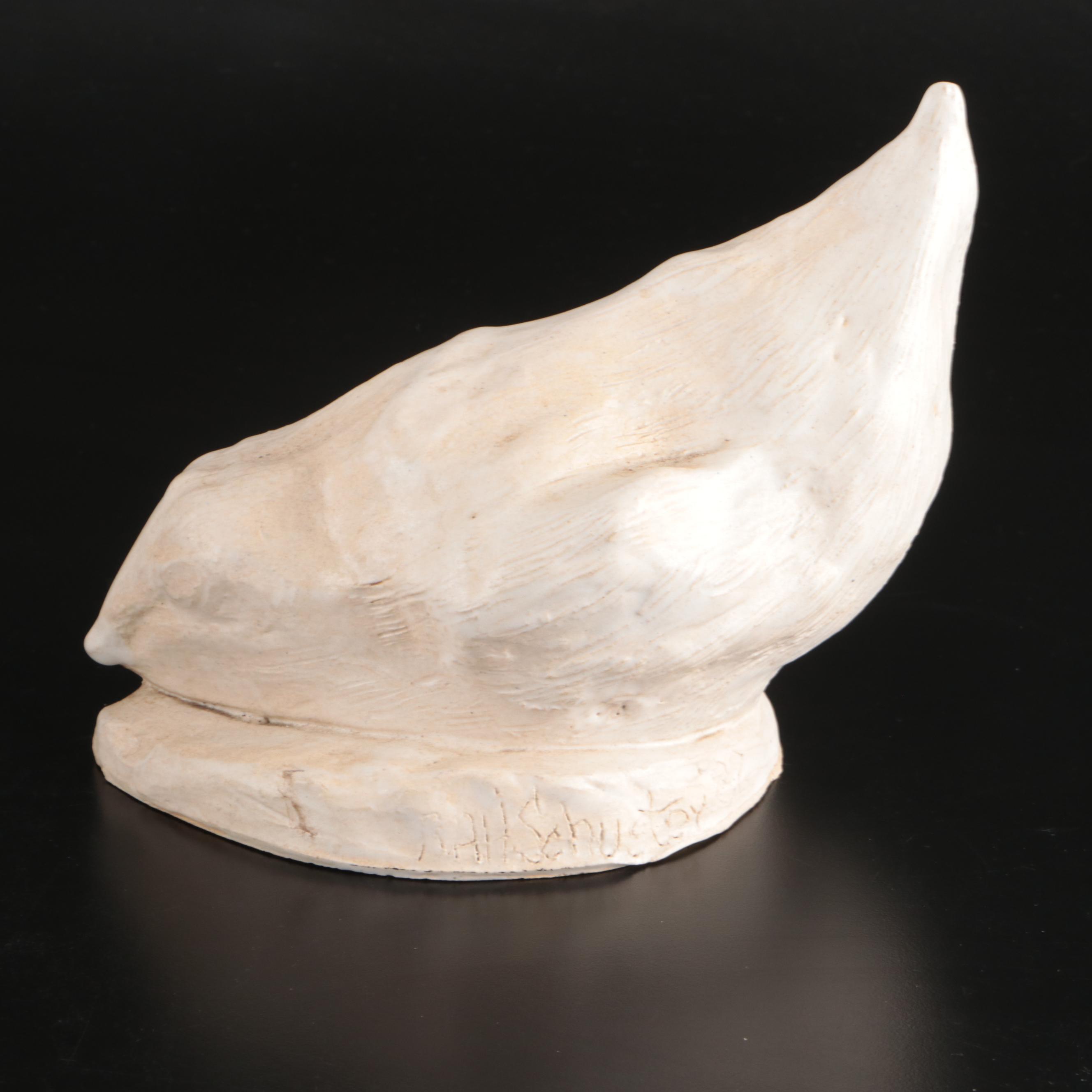 R.A. Schuster Hand-Sculpted Ceramic Figurines, Late 20th C.