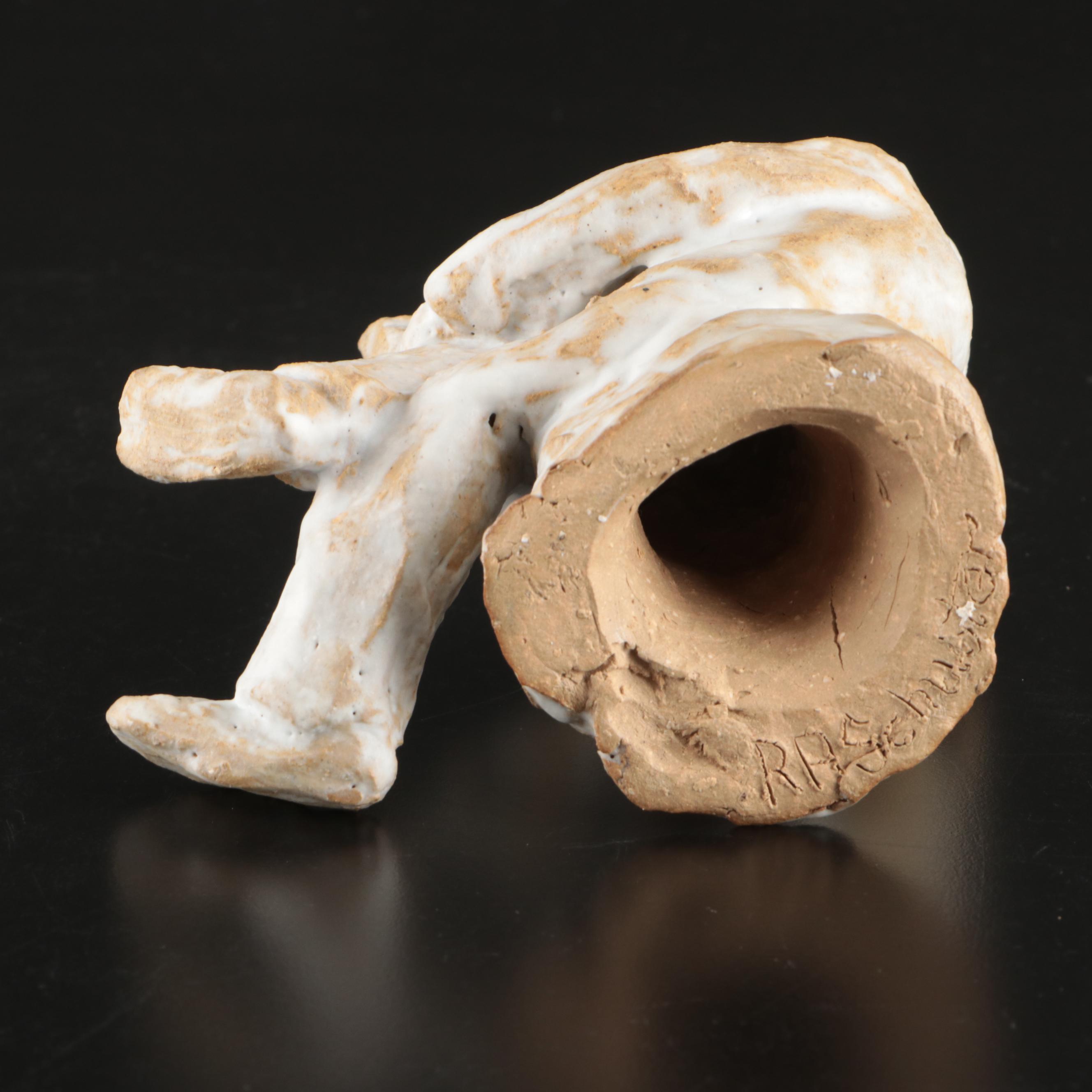 R.A. Schuster Hand-Sculpted Ceramic Figurines, Late 20th C.