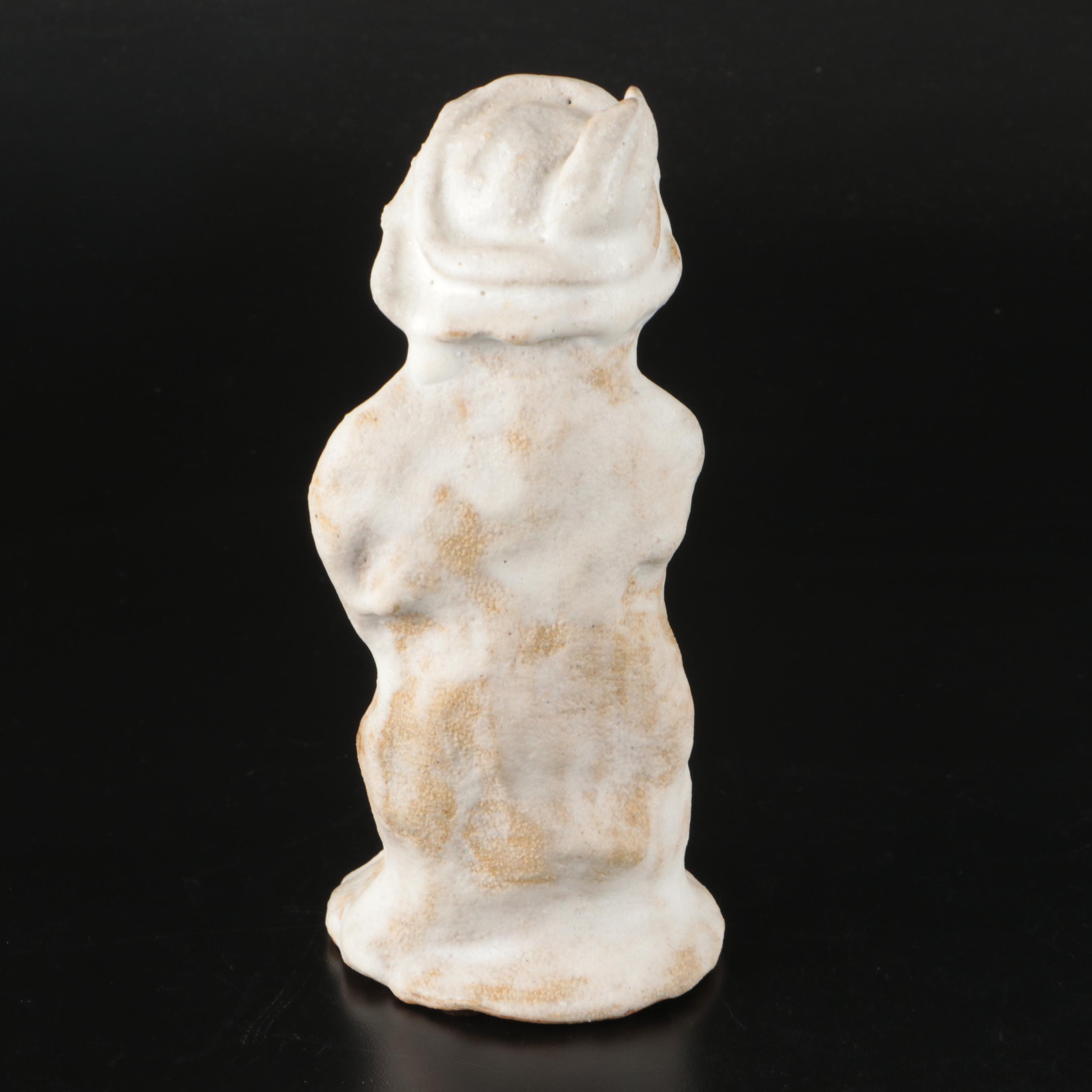 R.A. Schuster Hand-Sculpted Ceramic Figurines, Late 20th C.