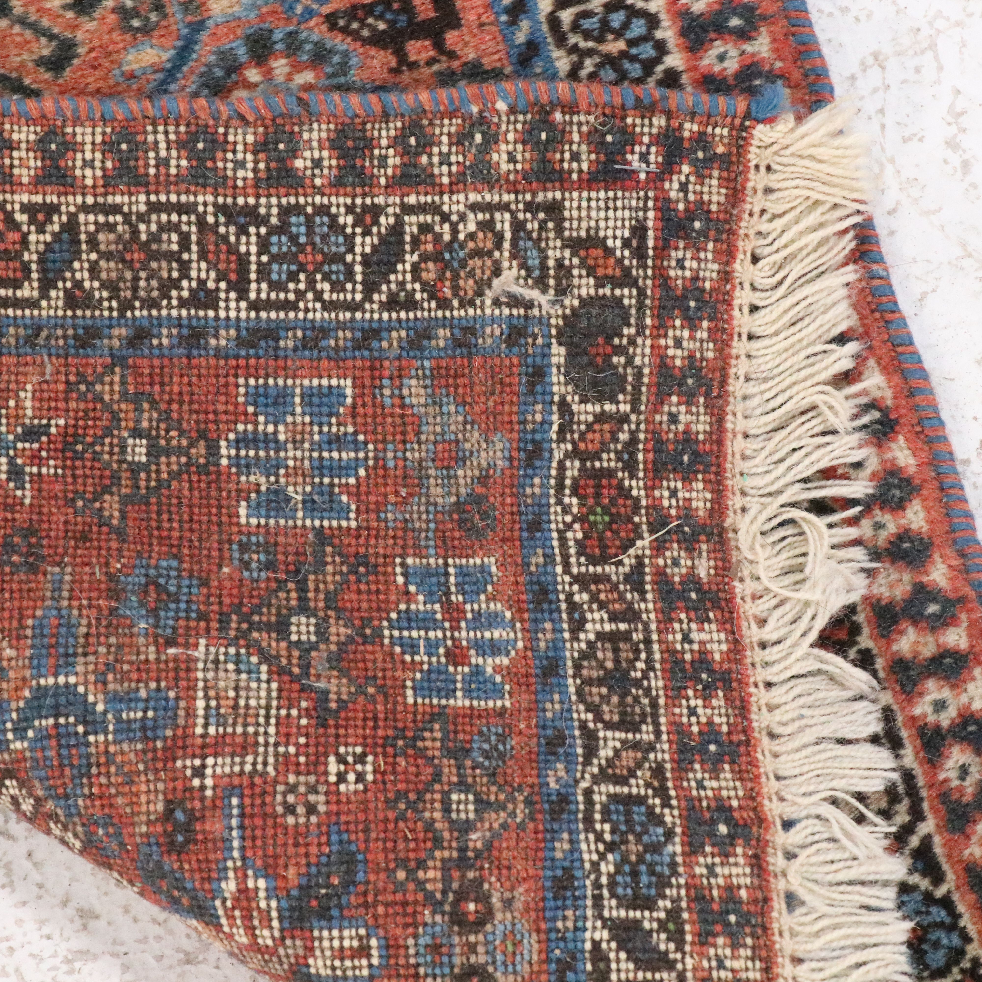 1'8 x 4'10 Hand-Knotted Persian Lenkoran Accent Rug