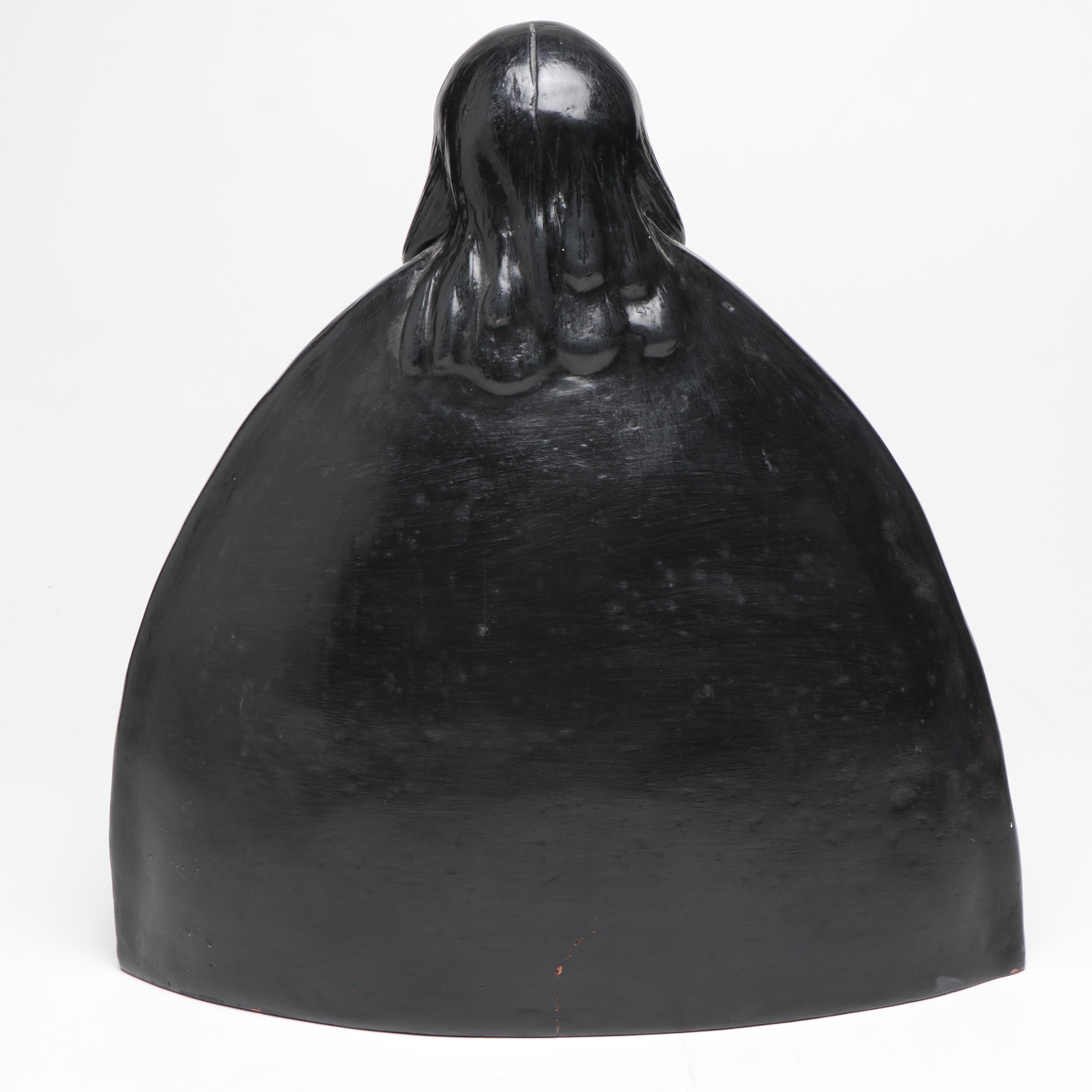 Southwestern Style Ceramic Black Madonna Figurine