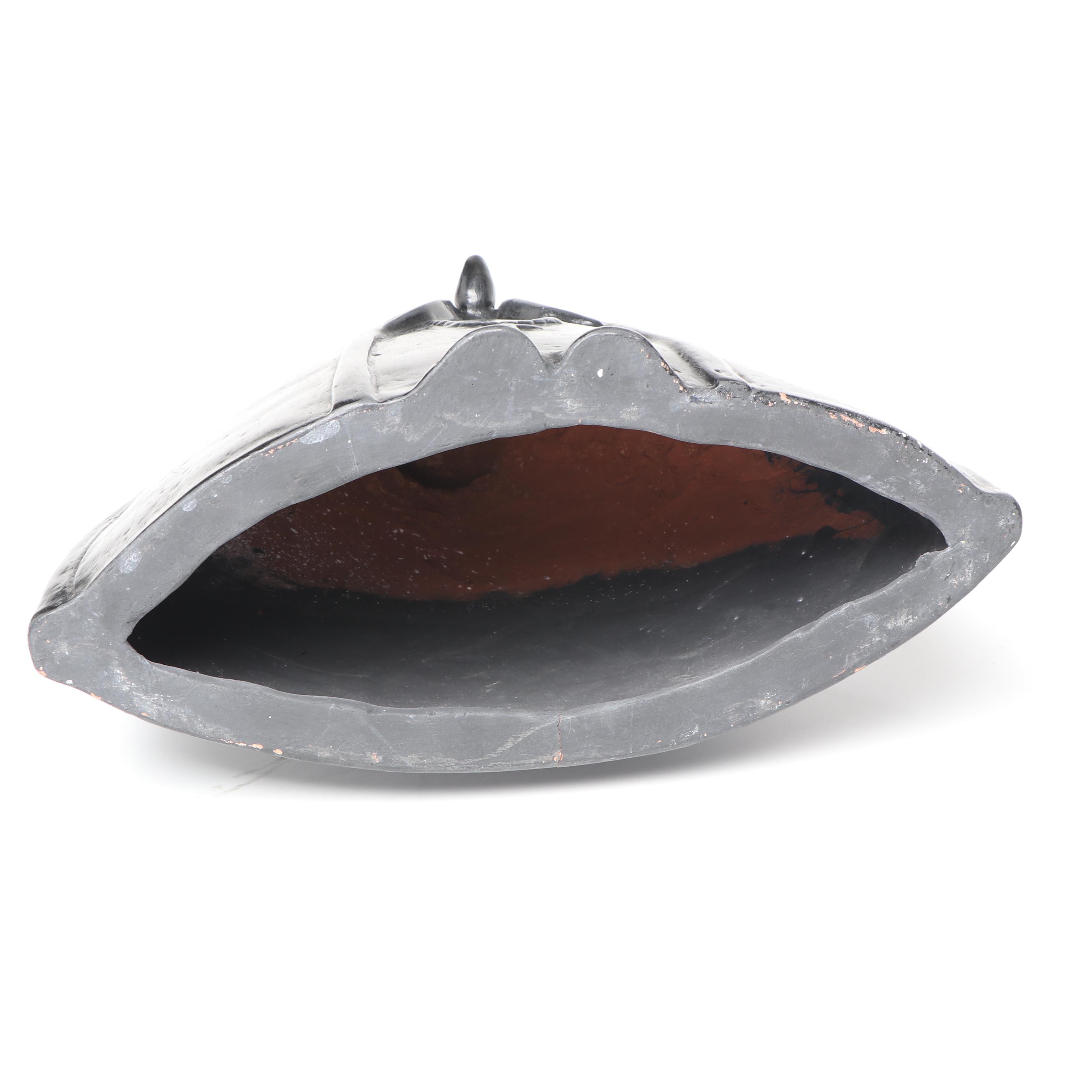 Southwestern Style Ceramic Black Madonna Figurine