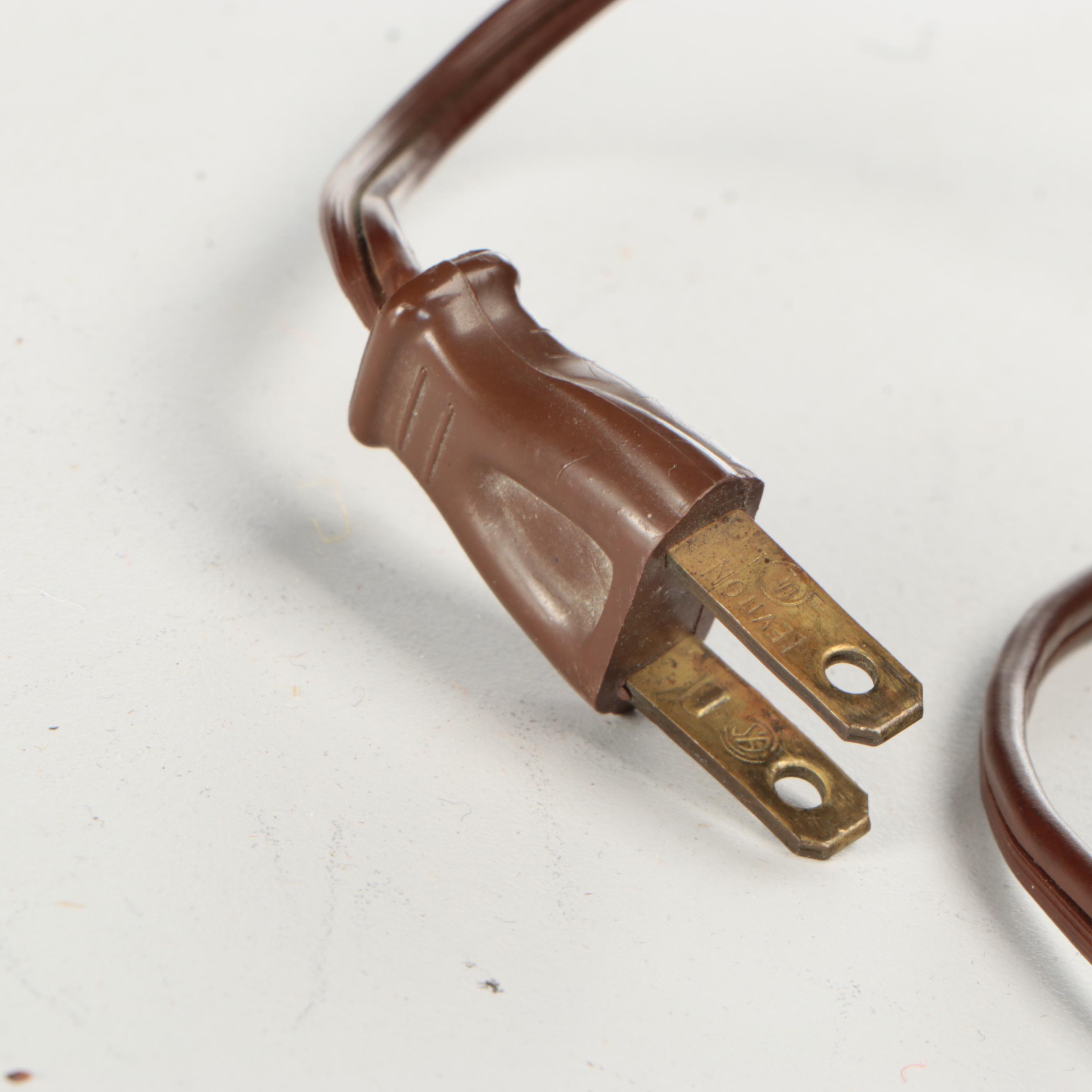 Blanc de Chine Porcelain Putti & Fruit Topiary Lamps, Scallop Bell Silk Shades