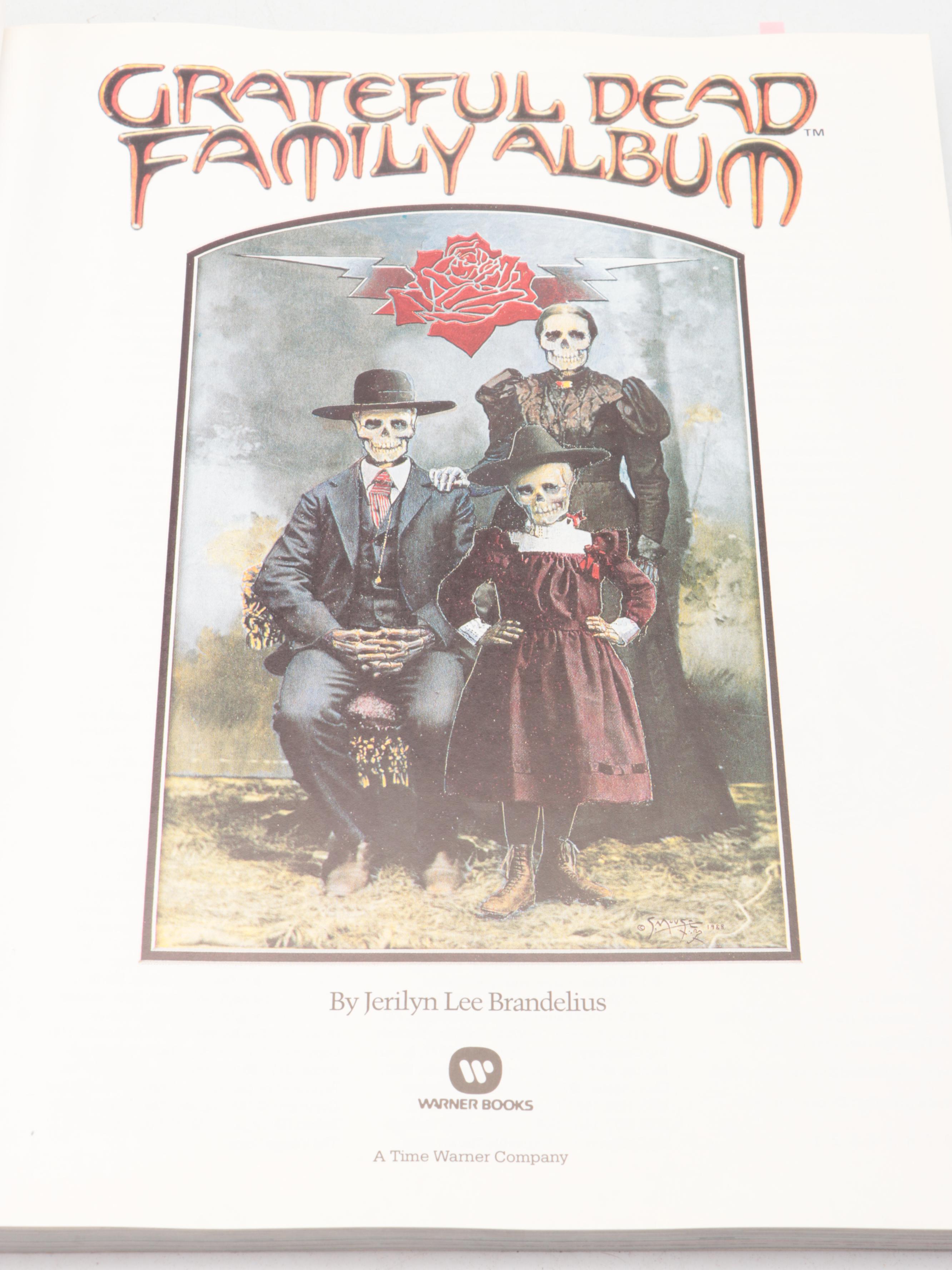 First Paperback Printing "Grateful Dead Family Album" by Jerilyn Lee Brandelius