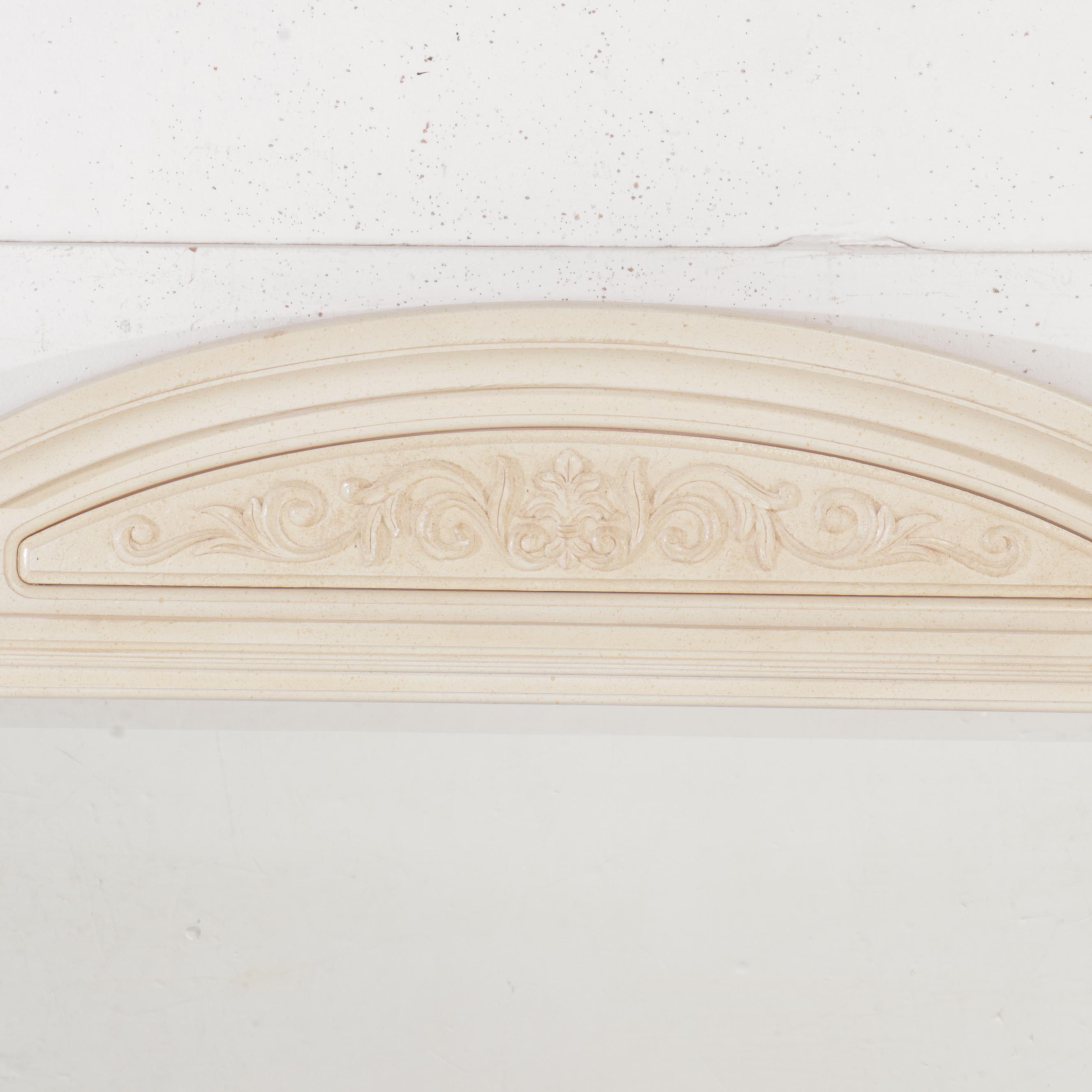 Vaughn Furniture Neoclassical Style White-Painted Dresser and Mirror