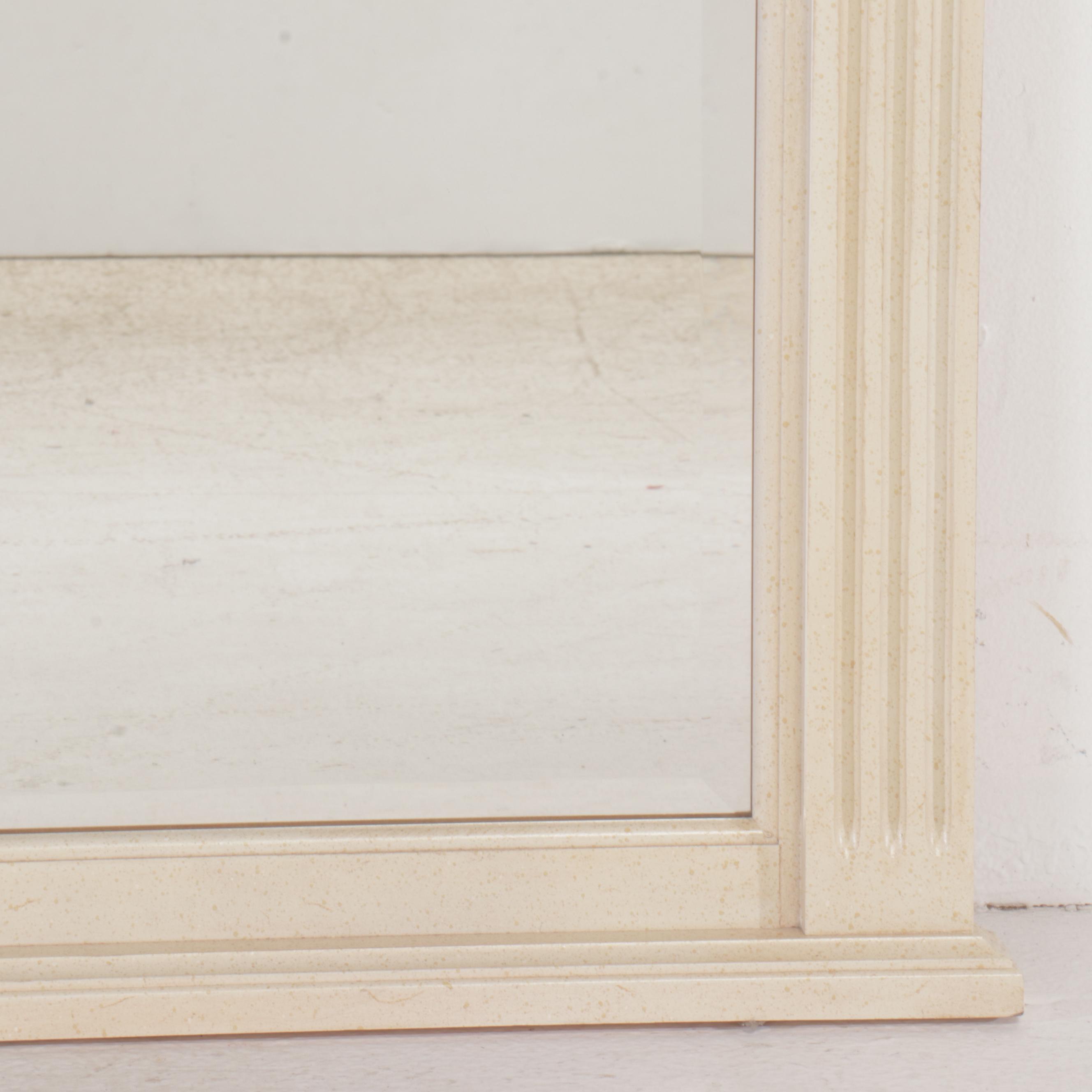 Vaughn Furniture Neoclassical Style White-Painted Dresser and Mirror