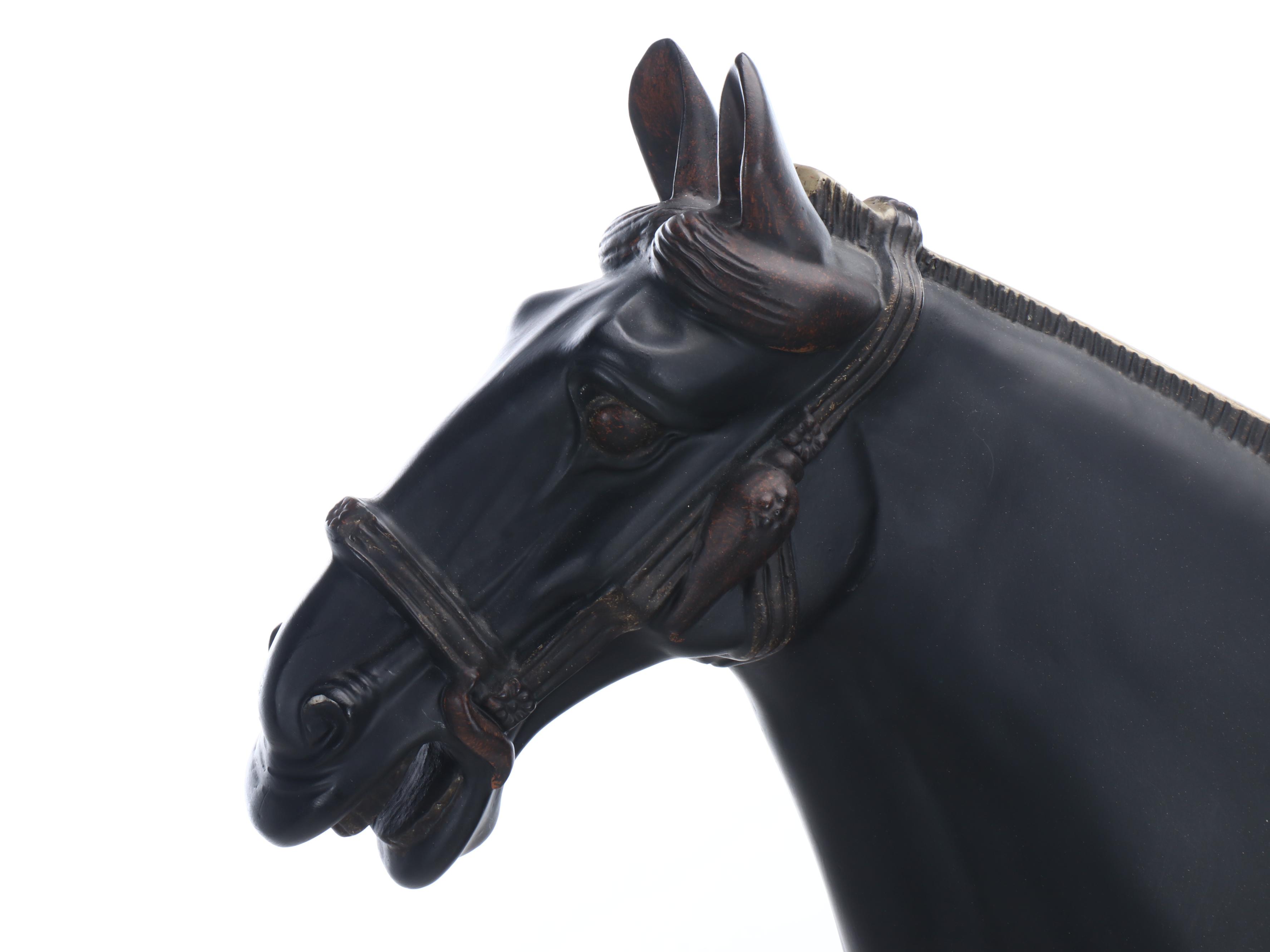 Chinese Tang Style Resin Replica Horse Figure