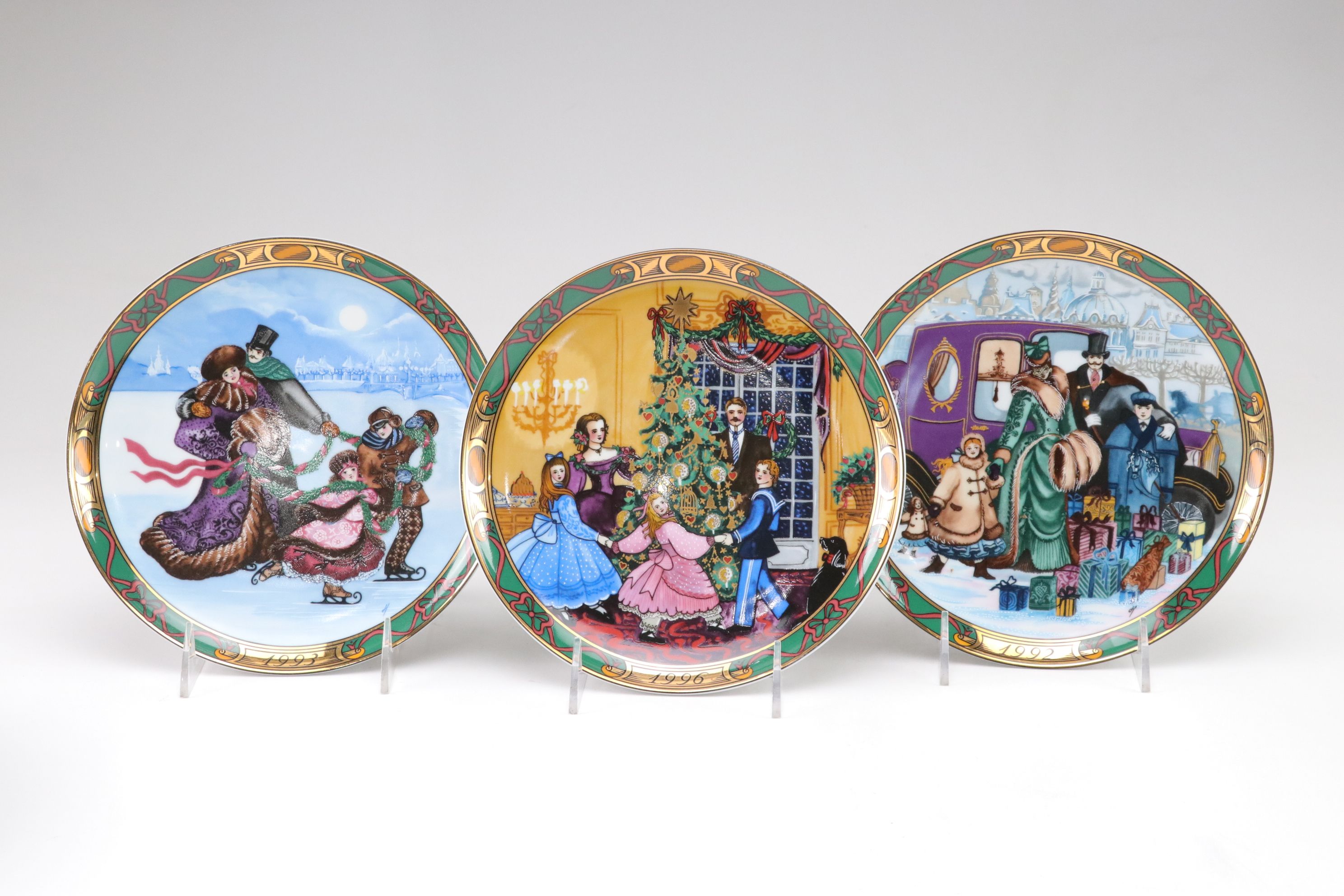 Royal Copenhagen "Christmas in Denmark" and More Collector Plates, 1990s