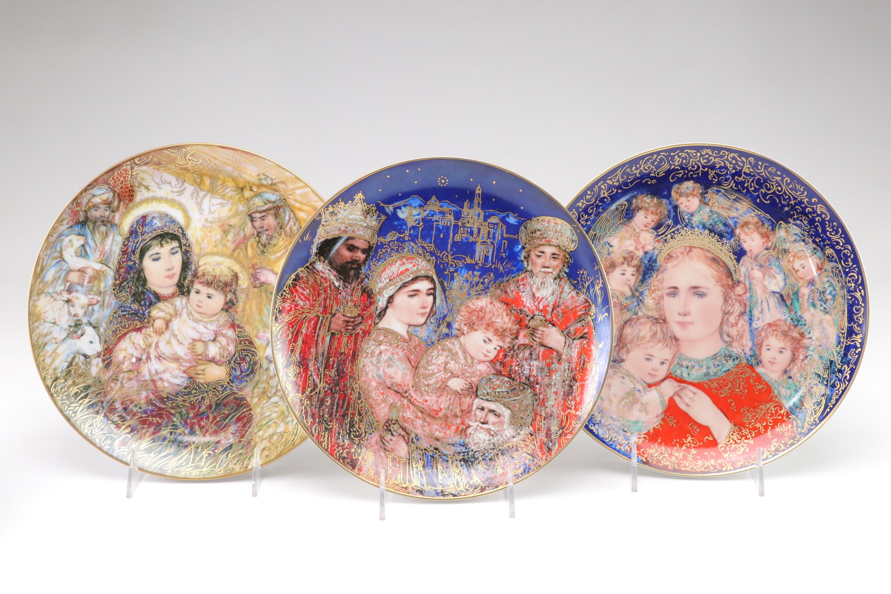 Royal Copenhagen "Christmas in Denmark" and More Collector Plates, 1990s